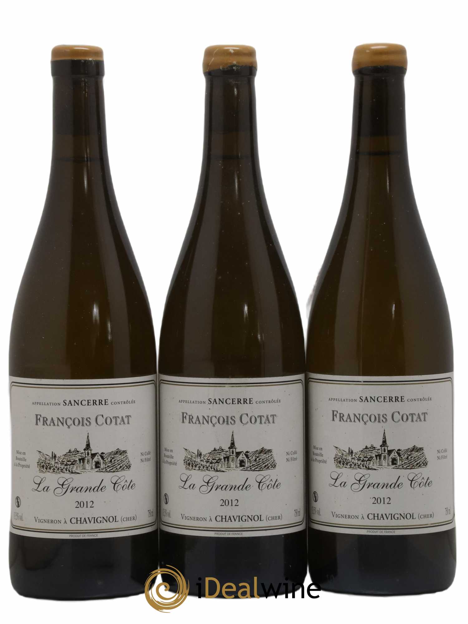 Sancerre La Grande Côte François Cotat 2012 - Lot de 3 bouteilles - 0