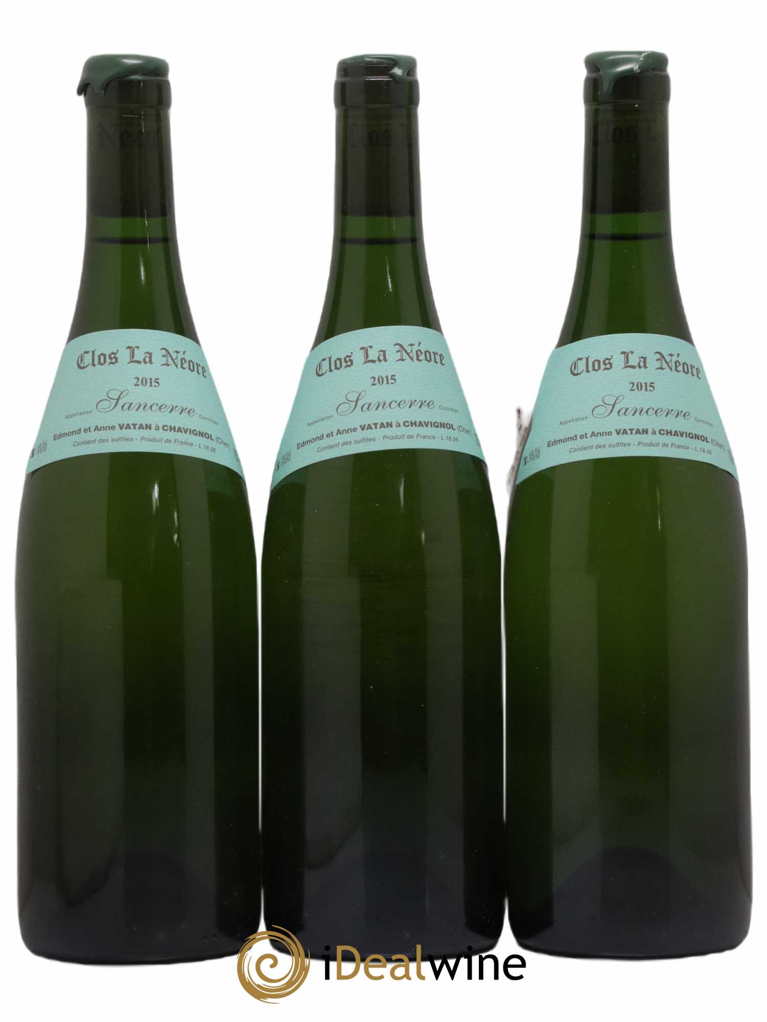 Sancerre Clos la Neore Edmond Vatan 2015 - Lot de 3 bouteilles - 0
