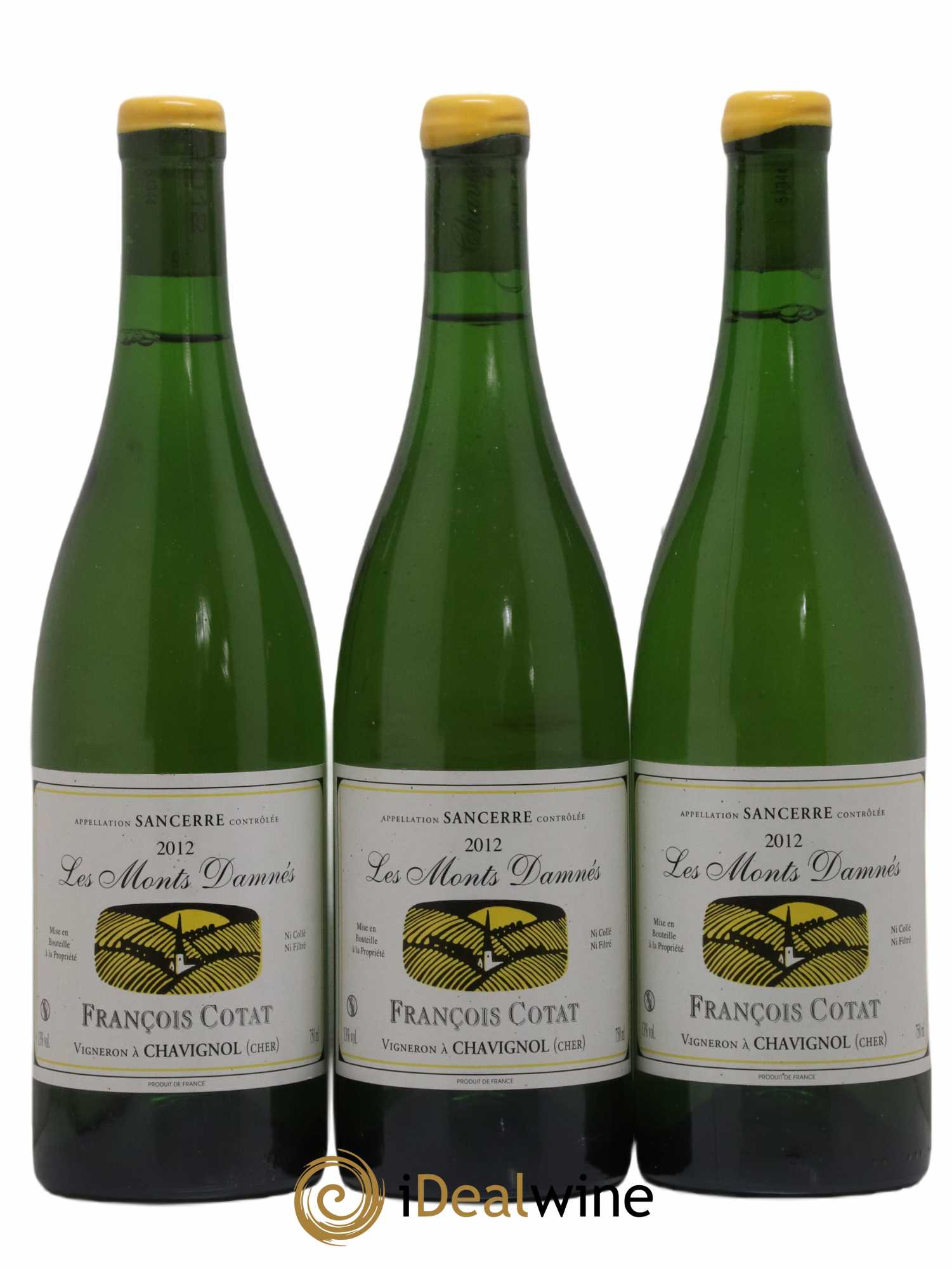 Sancerre Les Monts Damnés François Cotat 2012 - Lot de 3 bouteilles - 0