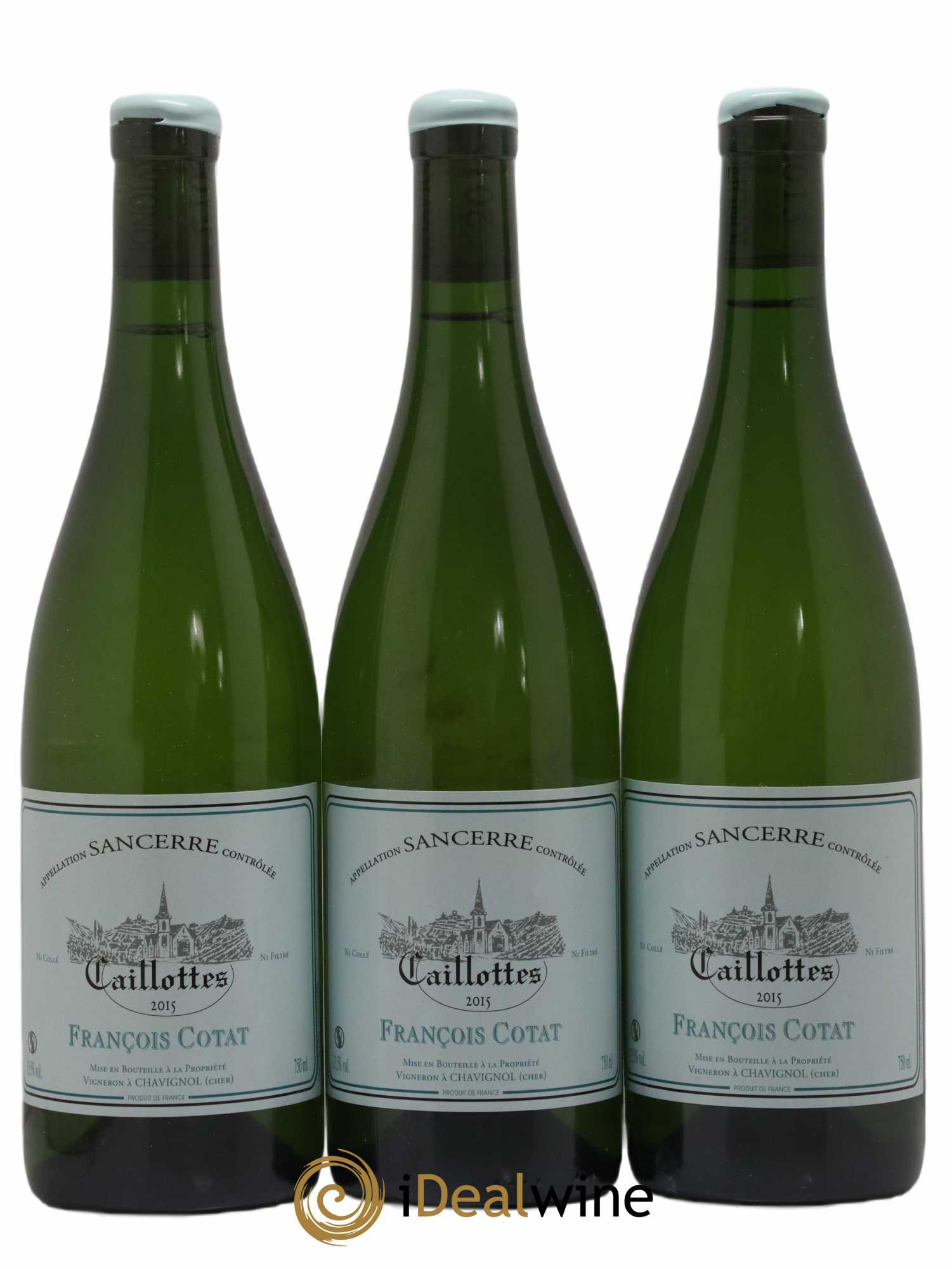 Sancerre Les Caillottes François Cotat 2015 - Lot de 3 bouteilles - 0