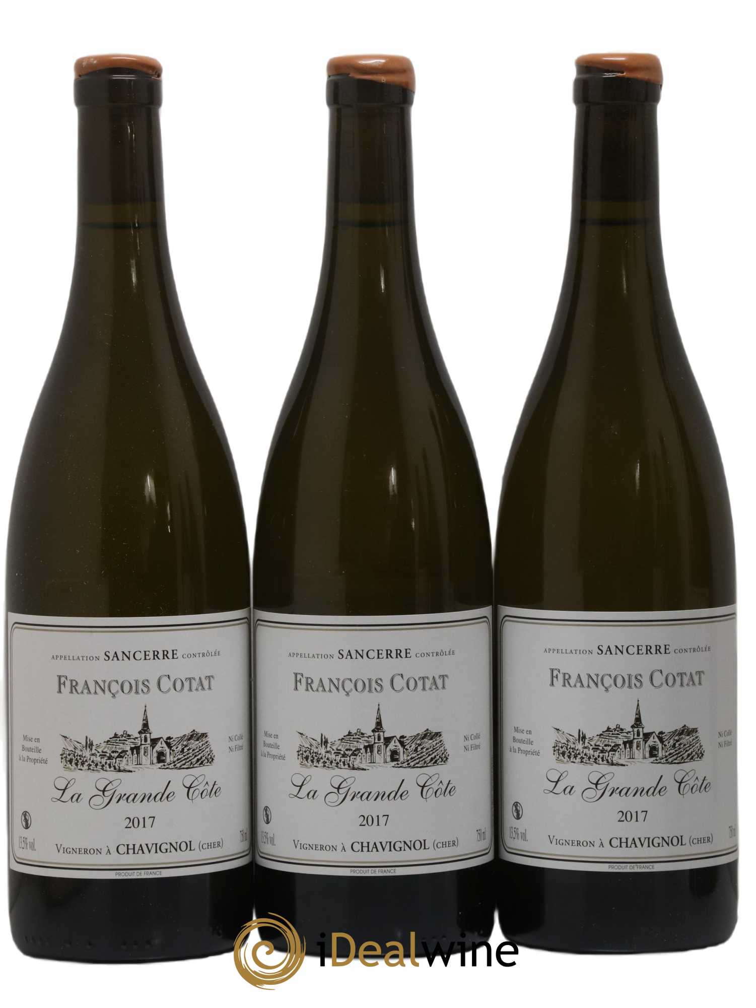 Sancerre La Grande Côte François Cotat 2017 - Lot de 3 bouteilles - 0