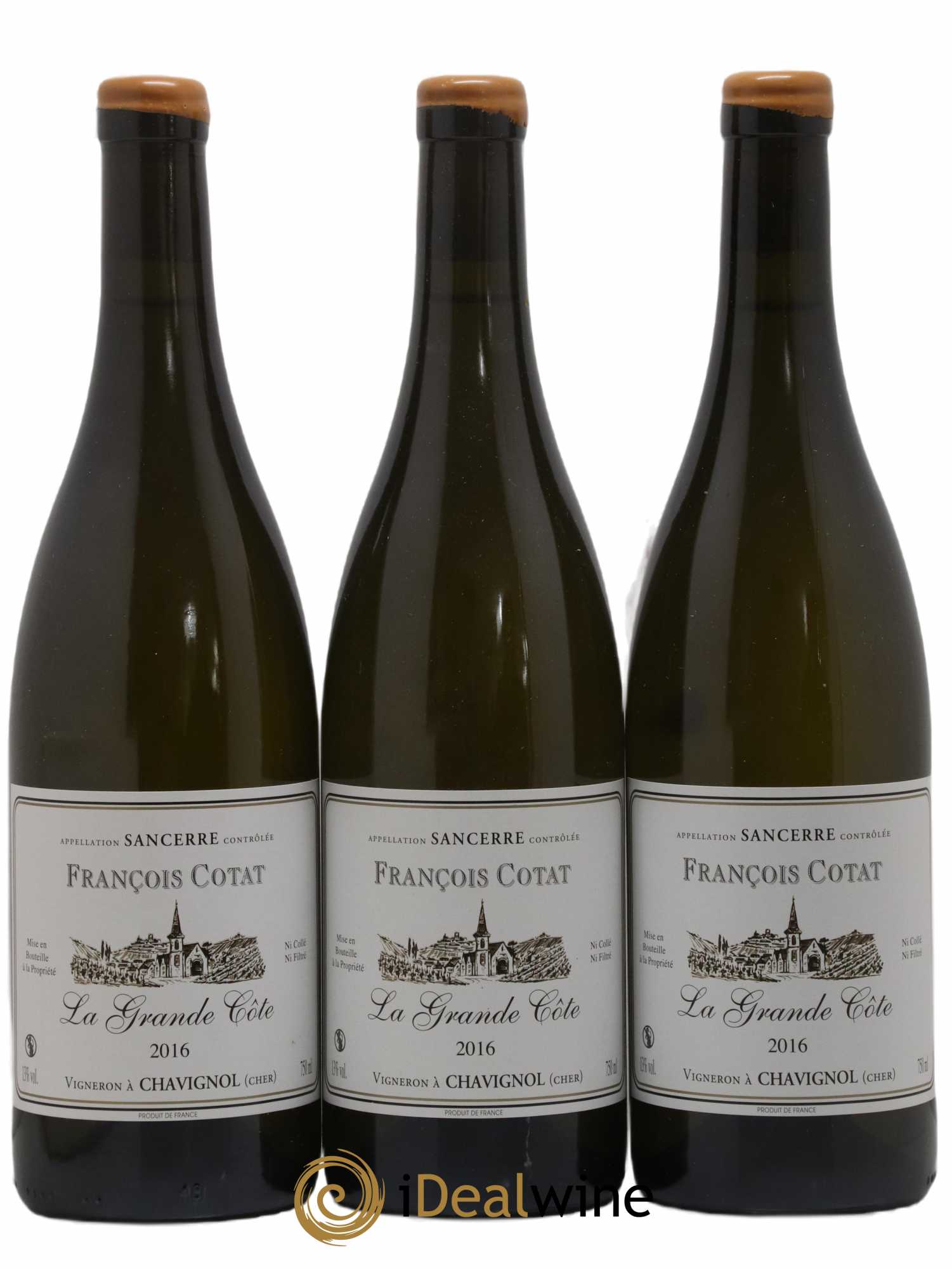 Sancerre La Grande Côte François Cotat 2016 - Lot de 3 bouteilles - 0