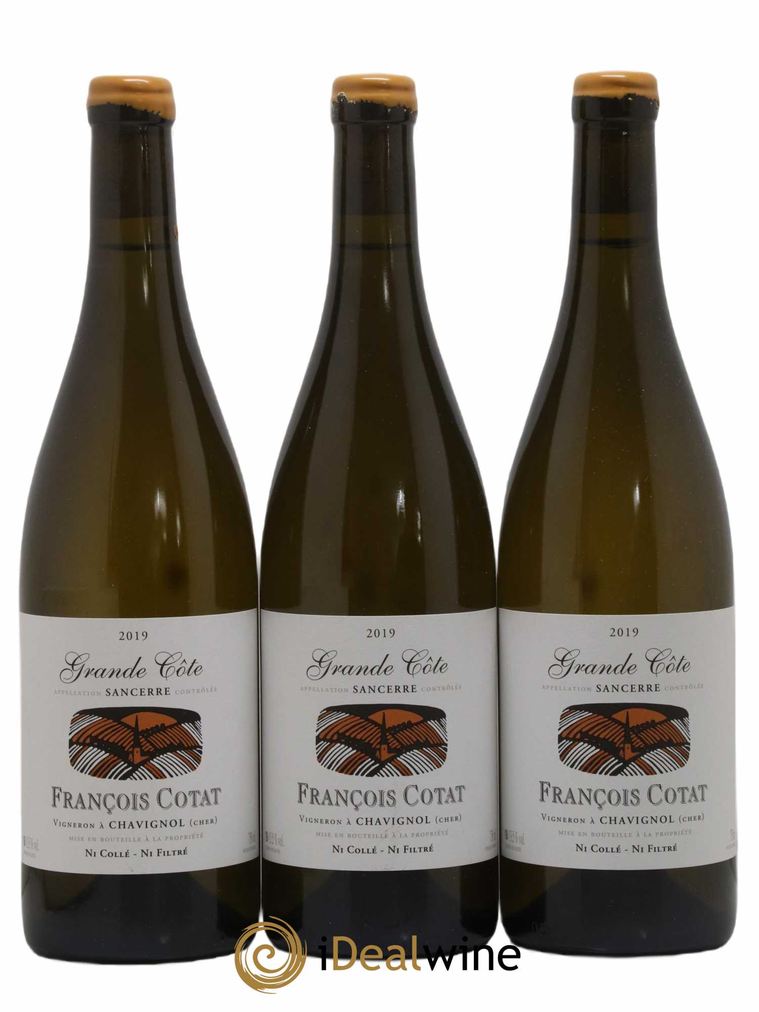 Sancerre La Grande Côte François Cotat 2019 - Lot de 3 bouteilles - 0
