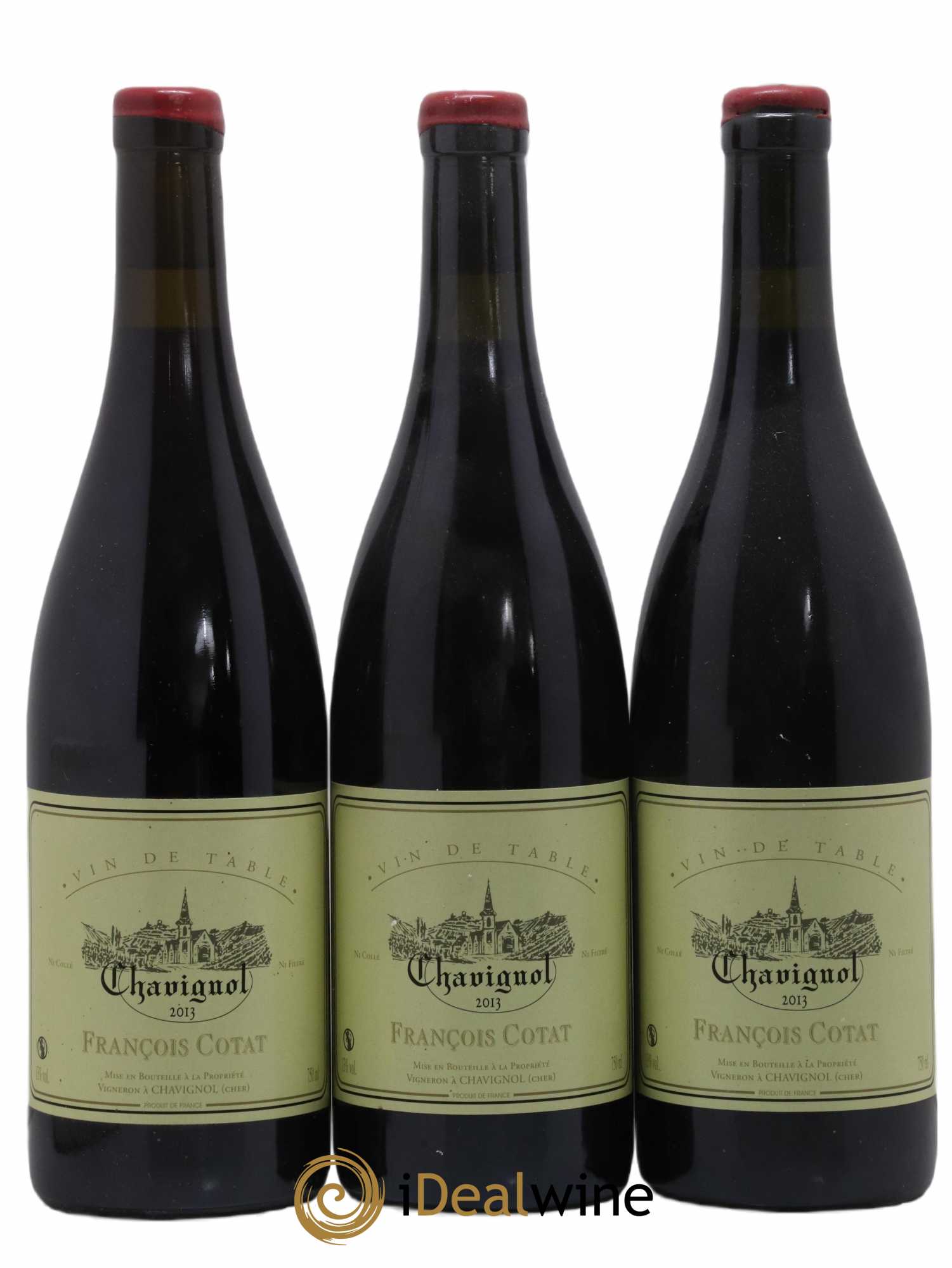 Vin de table - Chavignol François Cotat 2013 - Lot de 3 bouteilles - 0