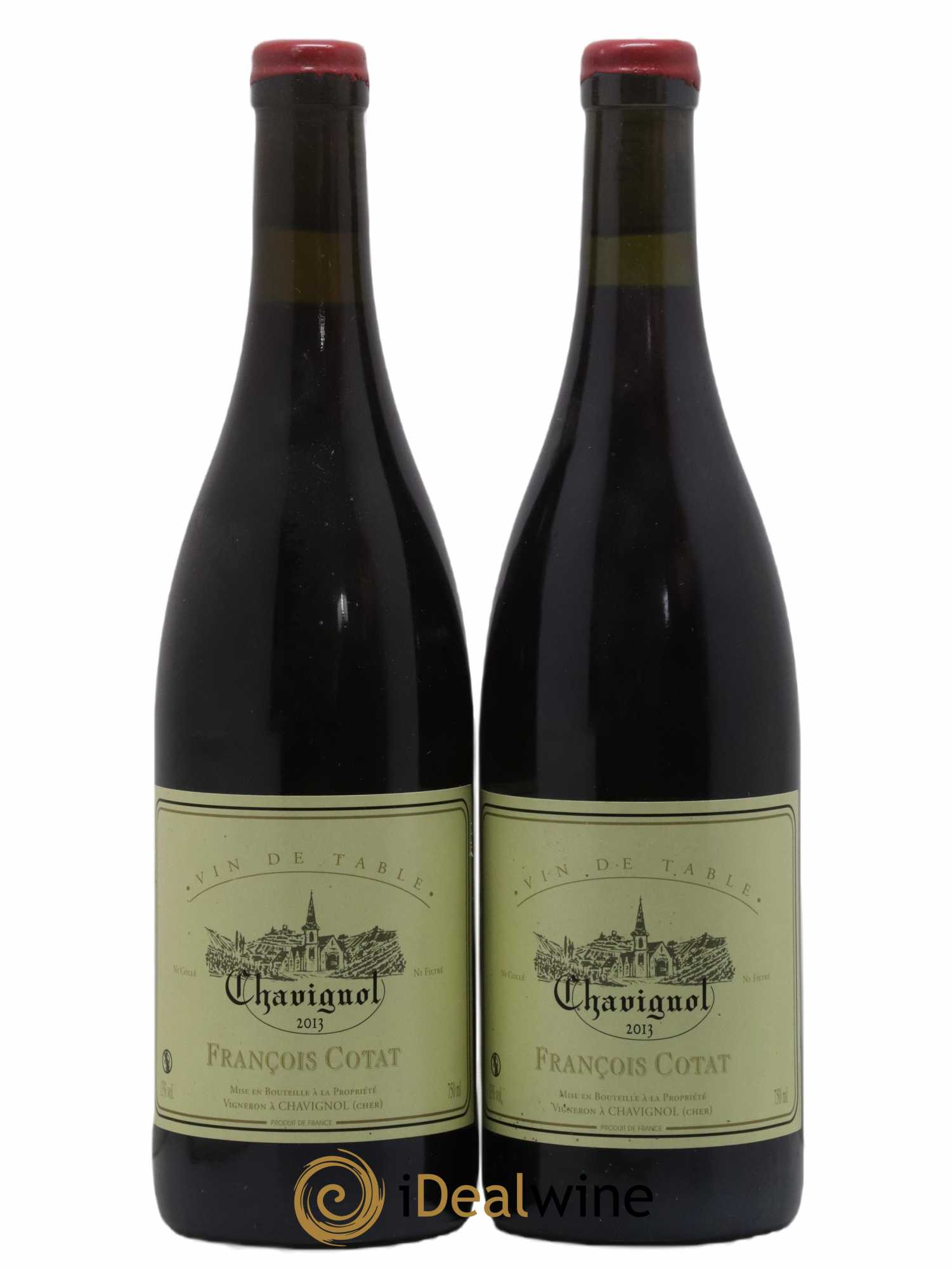 Vin de table - Chavignol François Cotat 2013 - Lot de 2 bouteilles - 0