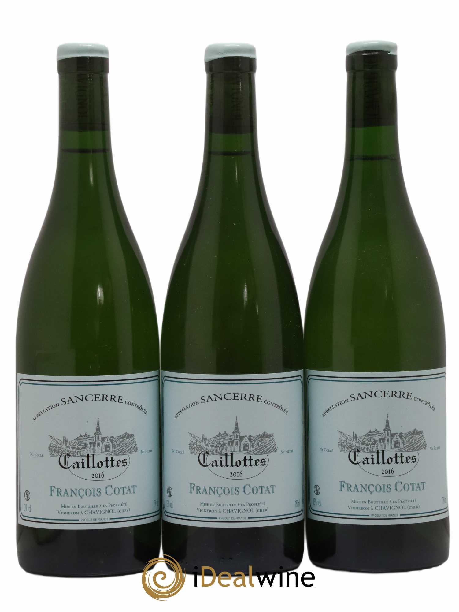 Sancerre Les Caillottes François Cotat 2016 - Lot de 3 bouteilles - 0