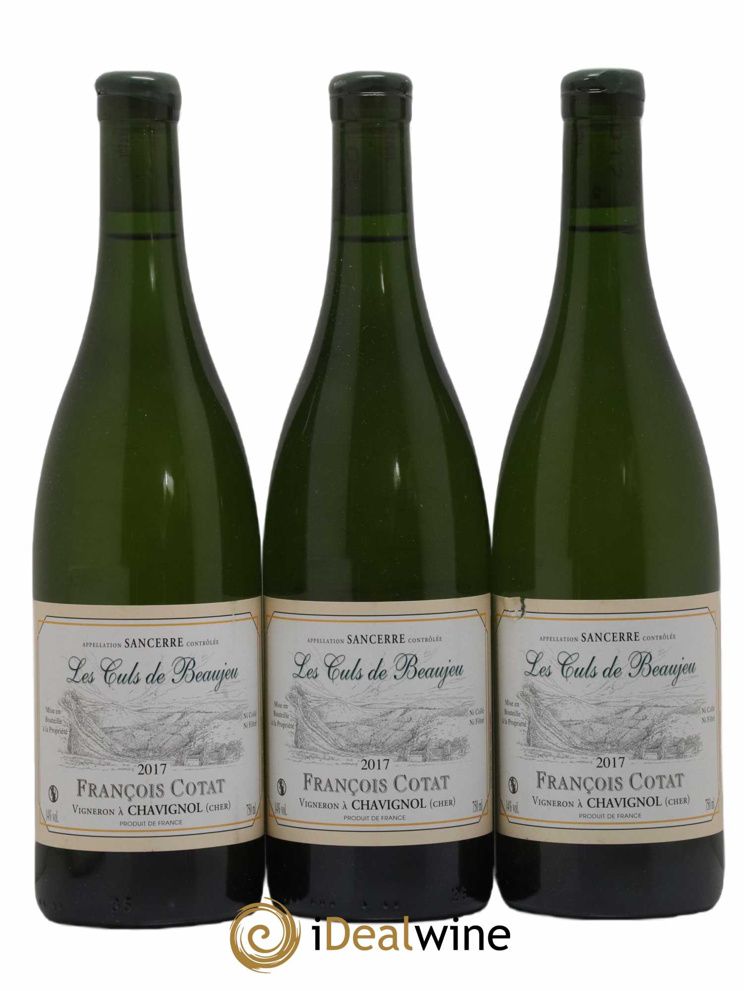 Sancerre Les Culs de Beaujeu François Cotat 2017 - Lot de 3 bouteilles - 0