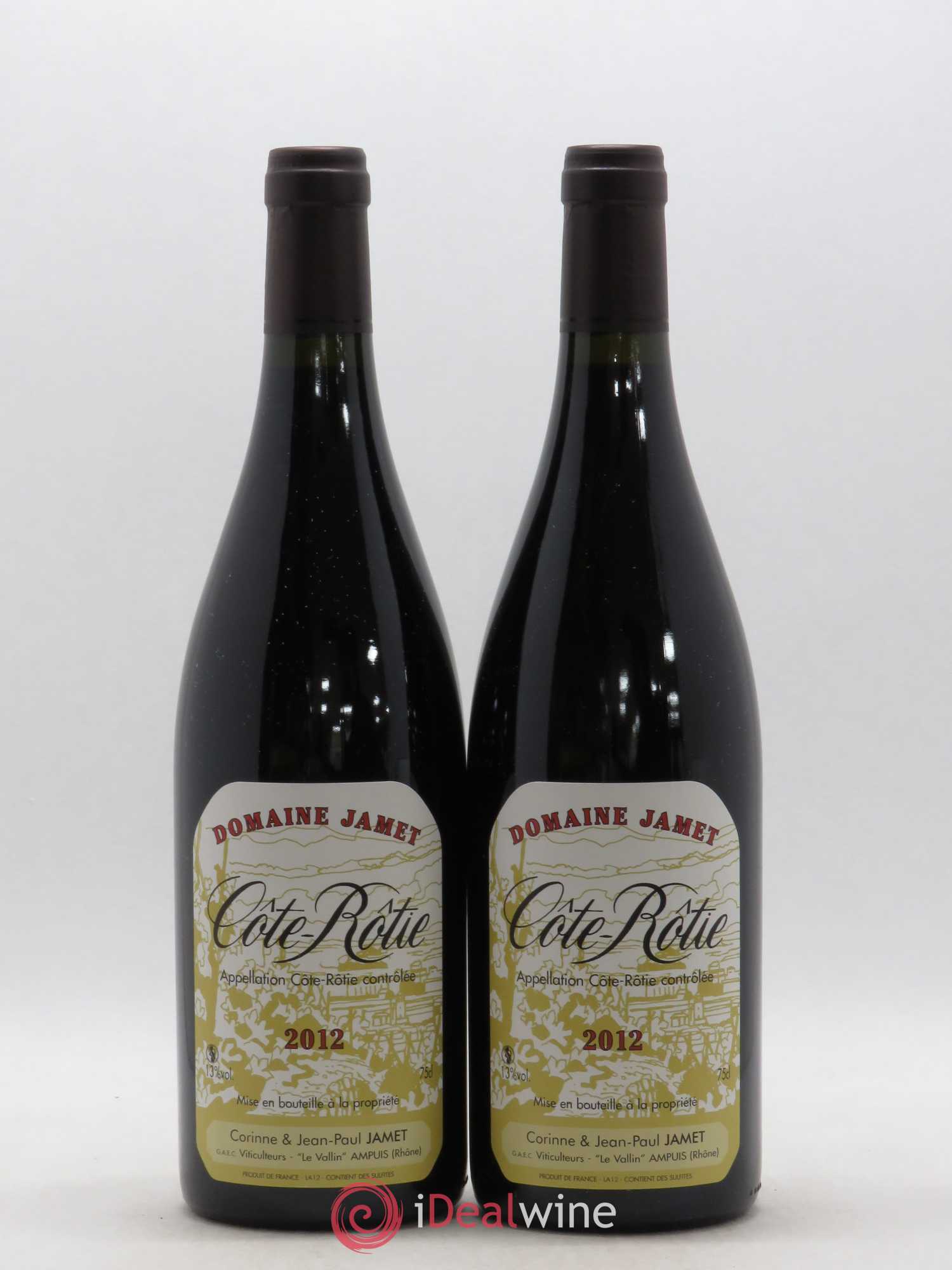 Côte-Rôtie Jamet (Domaine) 2012 - Lot de 2 bouteilles - 0