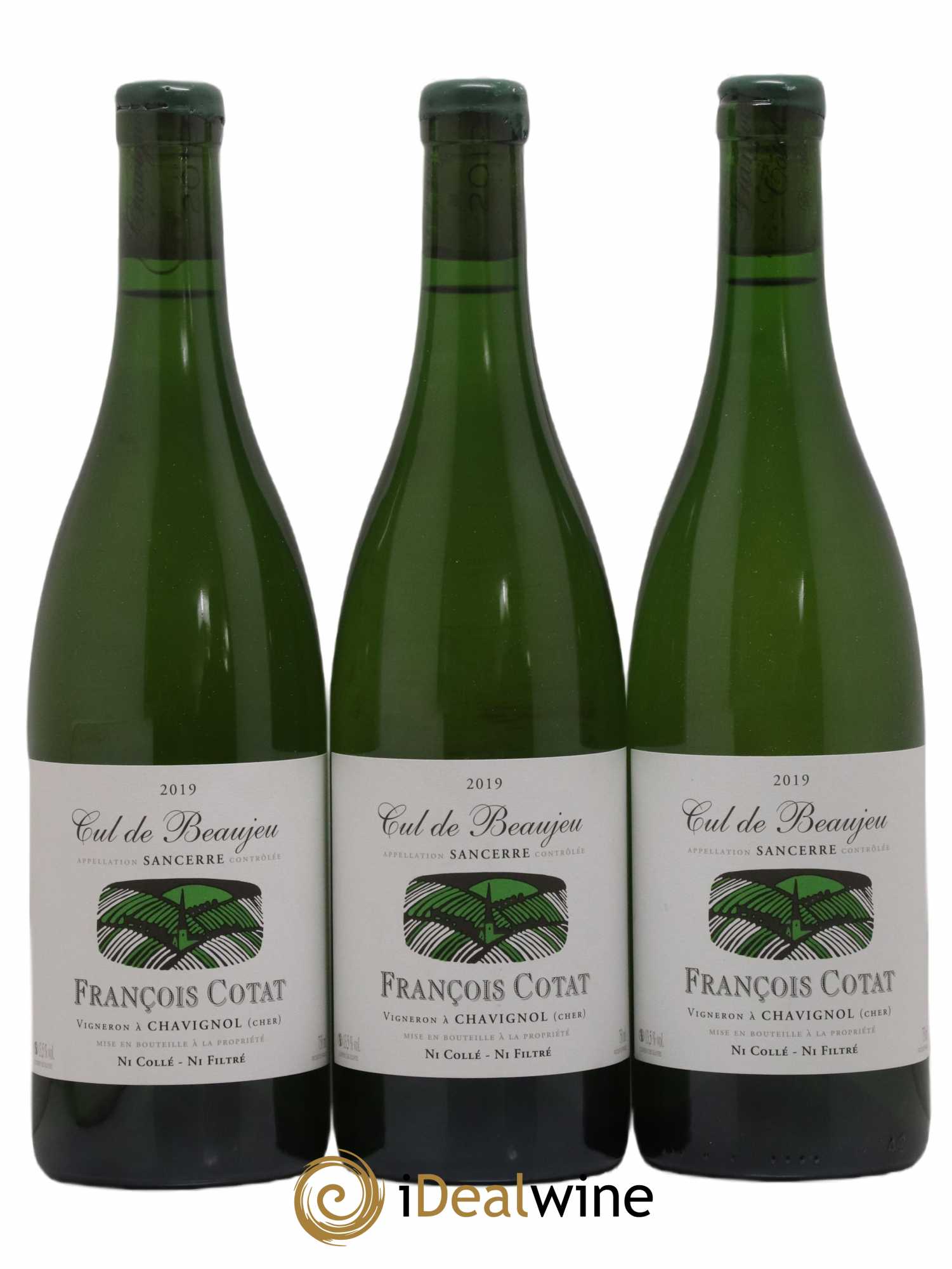 Sancerre Les Culs de Beaujeu François Cotat 2019 - Lot de 3 bouteilles - 0