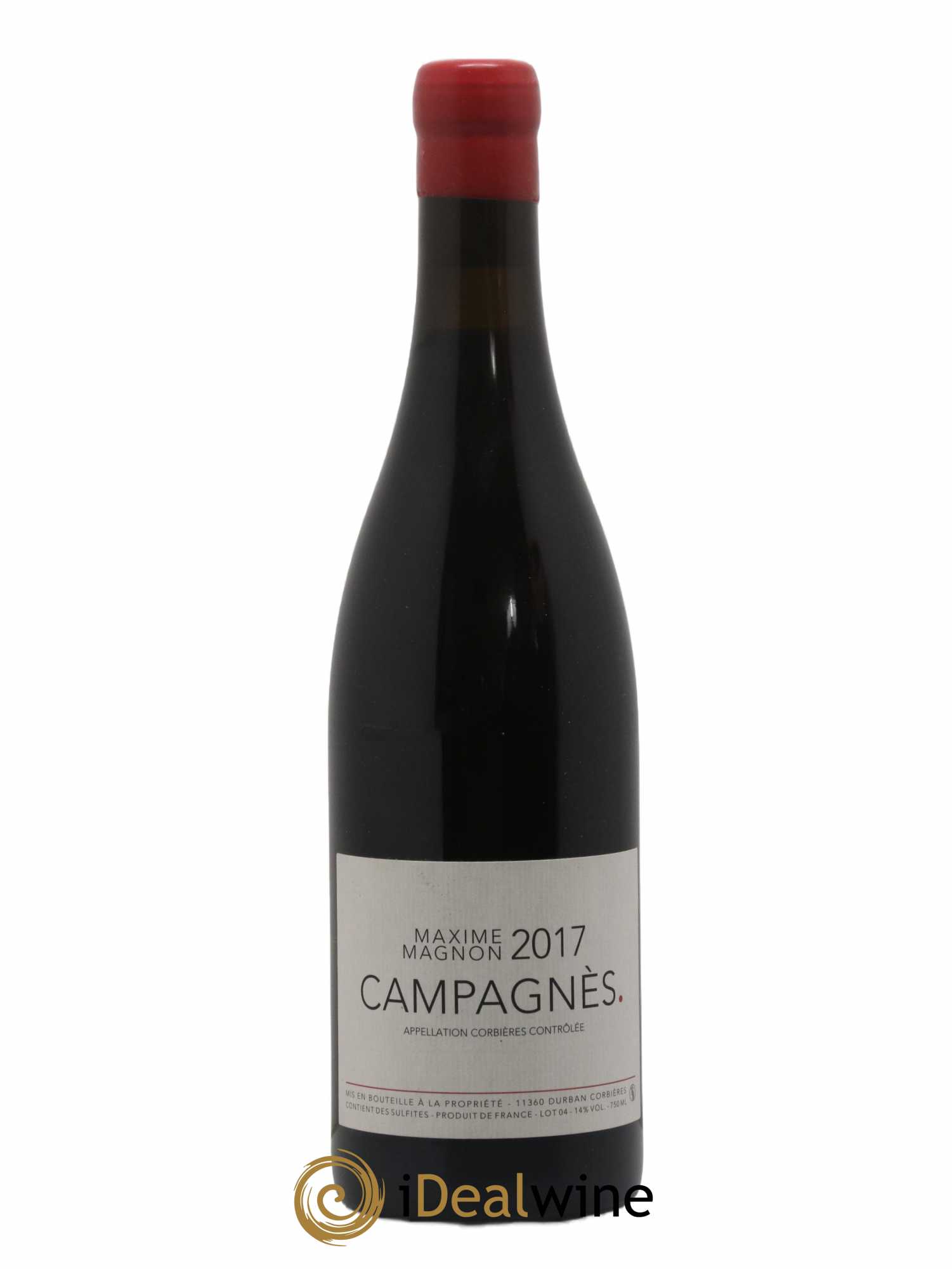 Corbières Campagnès Maxime Magnon 2017 - Lot de 1 bouteille - 0