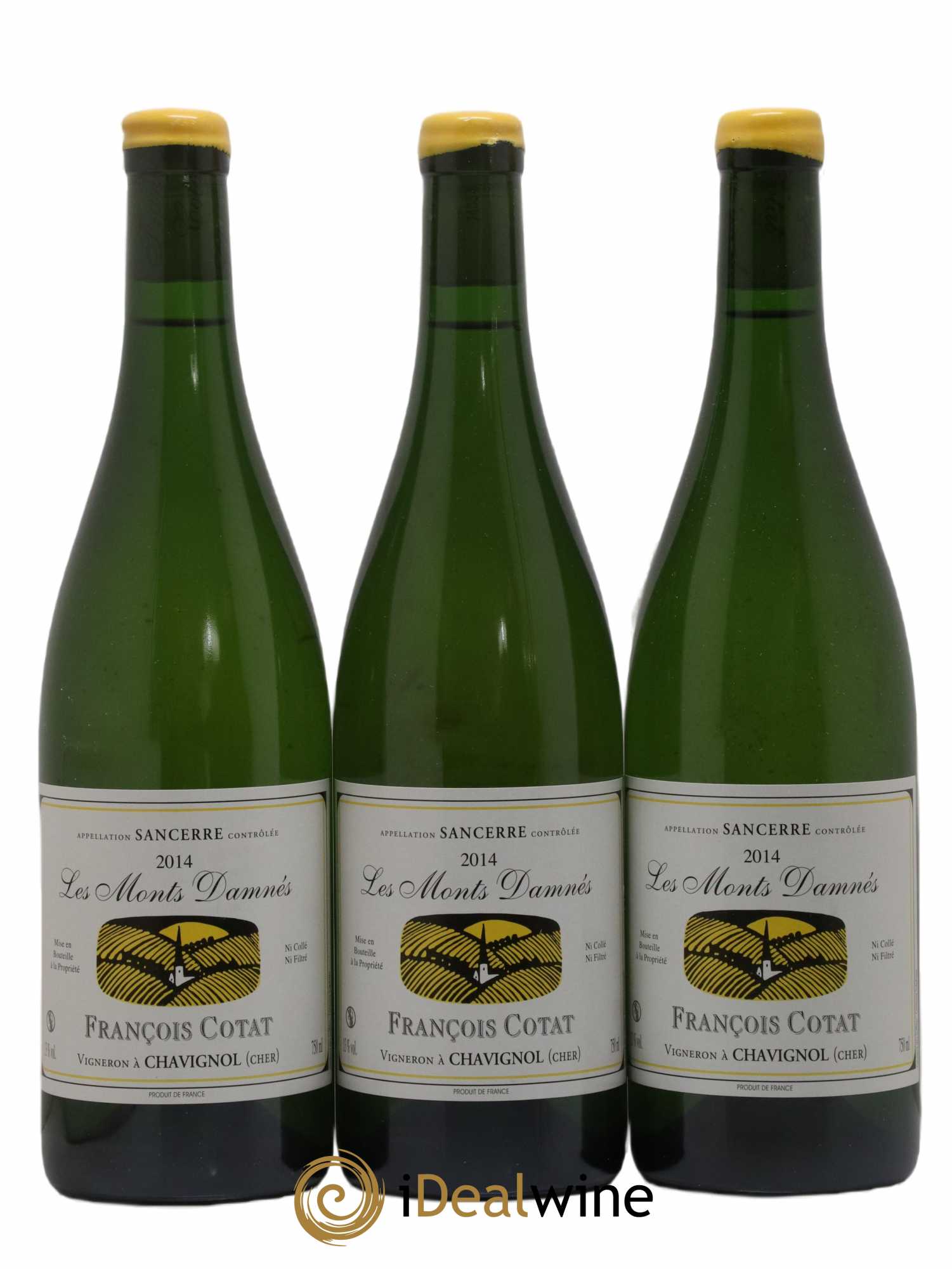 Sancerre Les Monts Damnés François Cotat 2014 - Lot de 3 bouteilles - 0