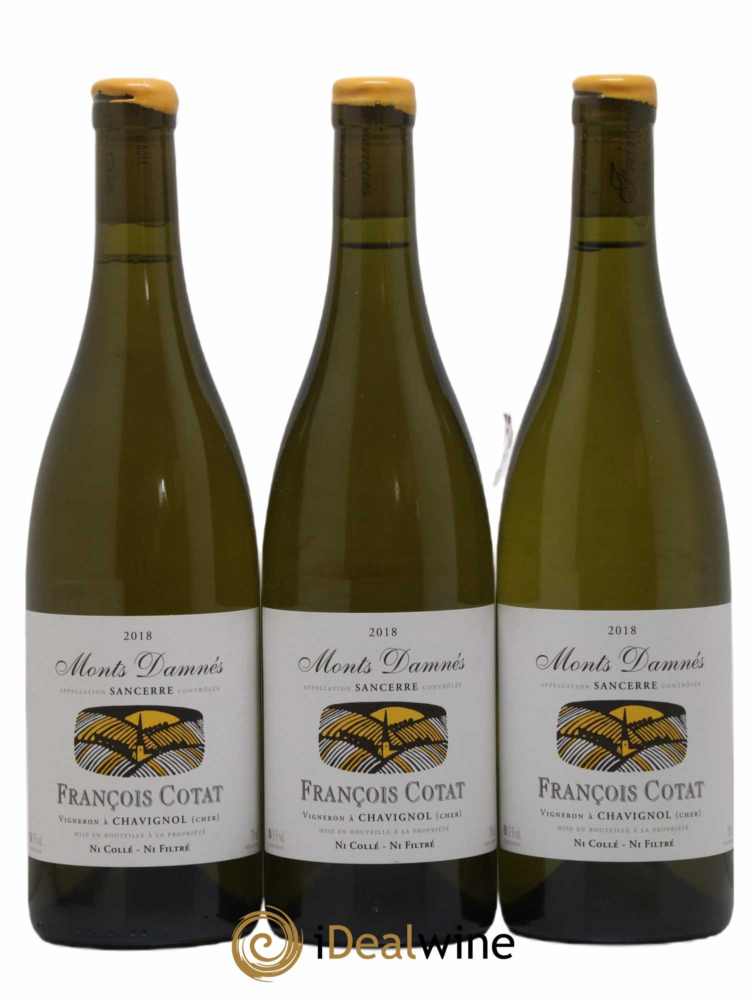 Sancerre Les Monts Damnés François Cotat 2018 - Lot de 3 bouteilles - 0