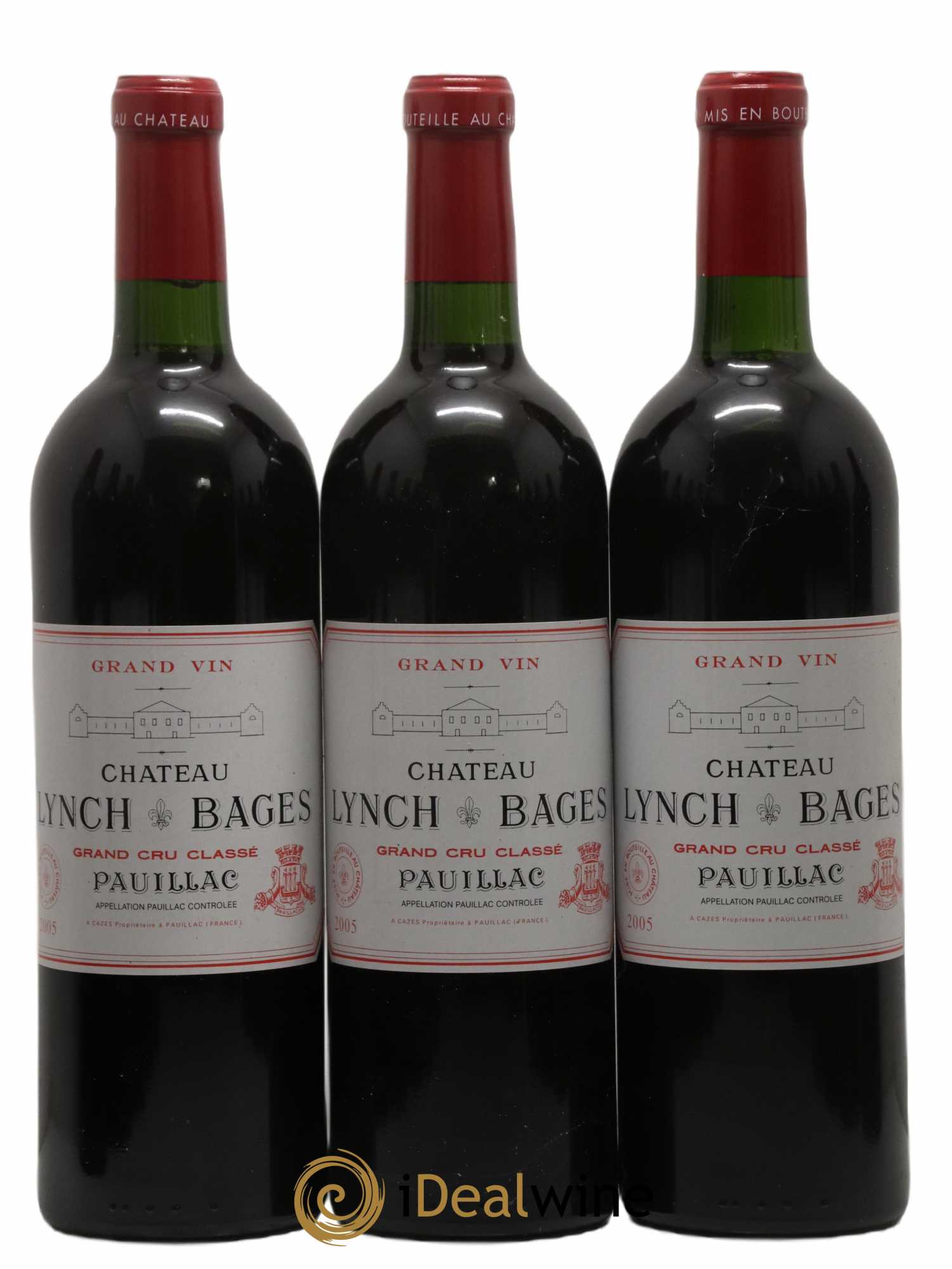 Château Lynch Bages 5ème Grand Cru Classé 2005 - Lot de 12 bouteilles - 1