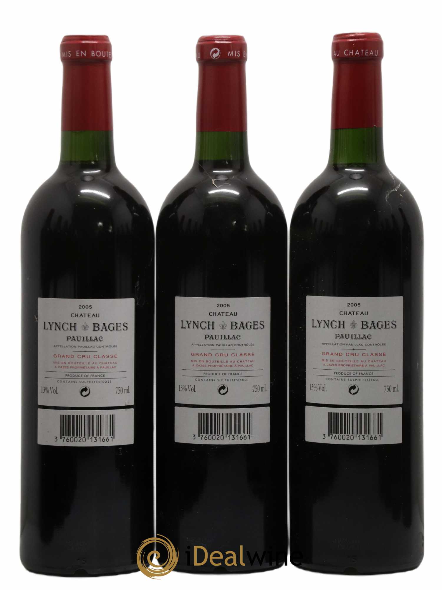 Château Lynch Bages 5ème Grand Cru Classé 2005 - Lot de 12 bouteilles - 2