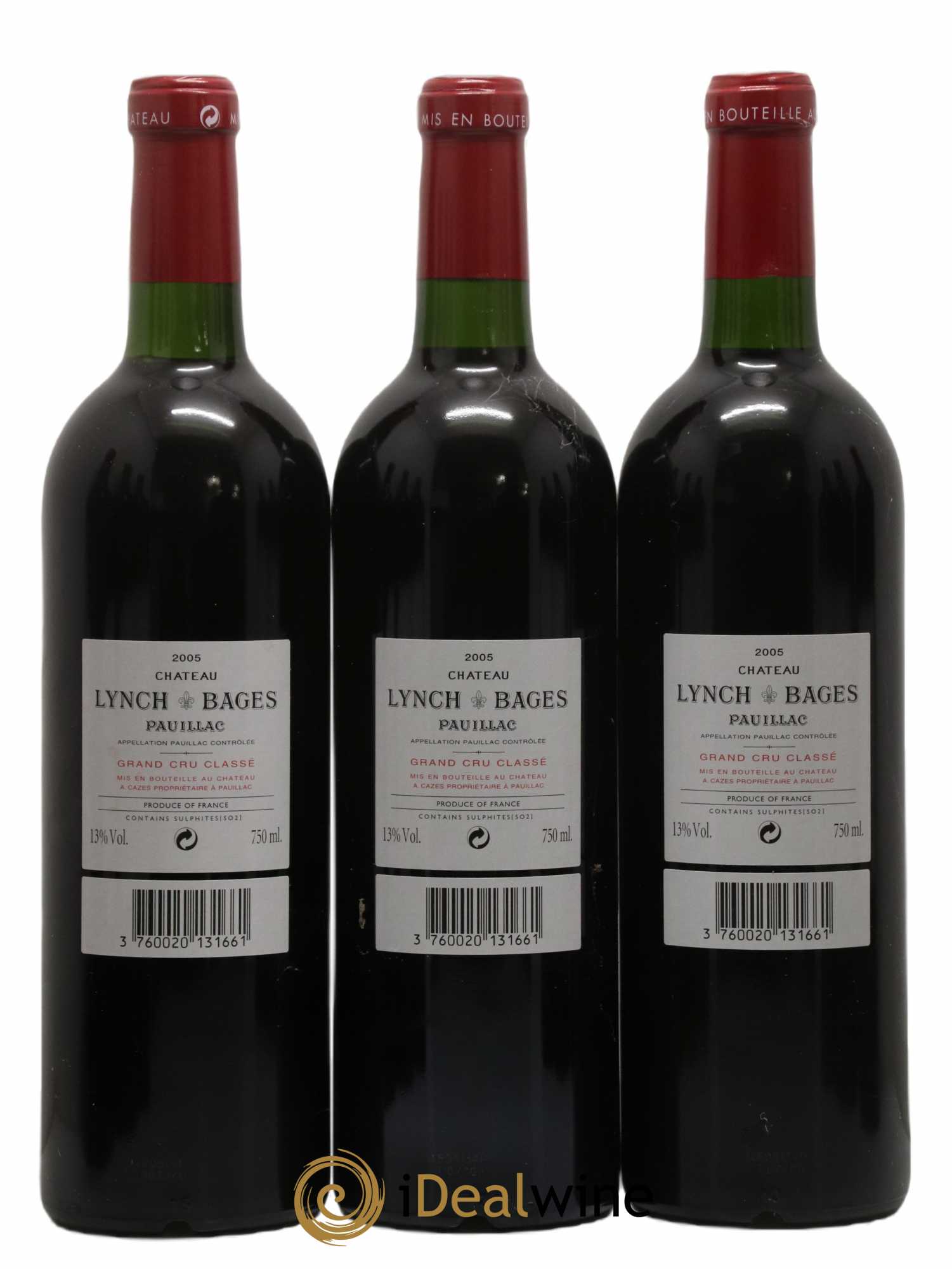 Château Lynch Bages 5ème Grand Cru Classé 2005 - Lot de 12 bouteilles - 4