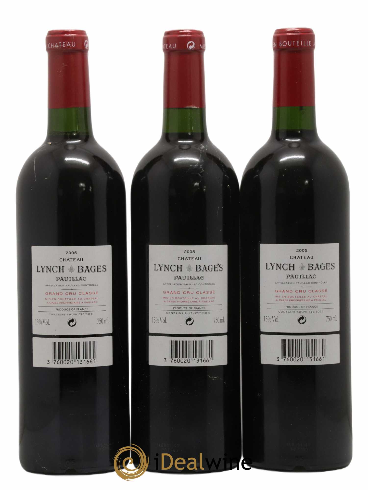 Château Lynch Bages 5ème Grand Cru Classé 2005 - Lot de 12 bouteilles - 8