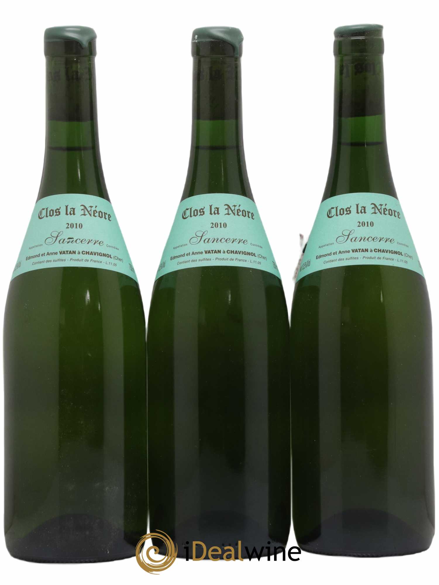 Sancerre Clos la Neore Edmond Vatan 2010 - Lot de 3 bouteilles - 0