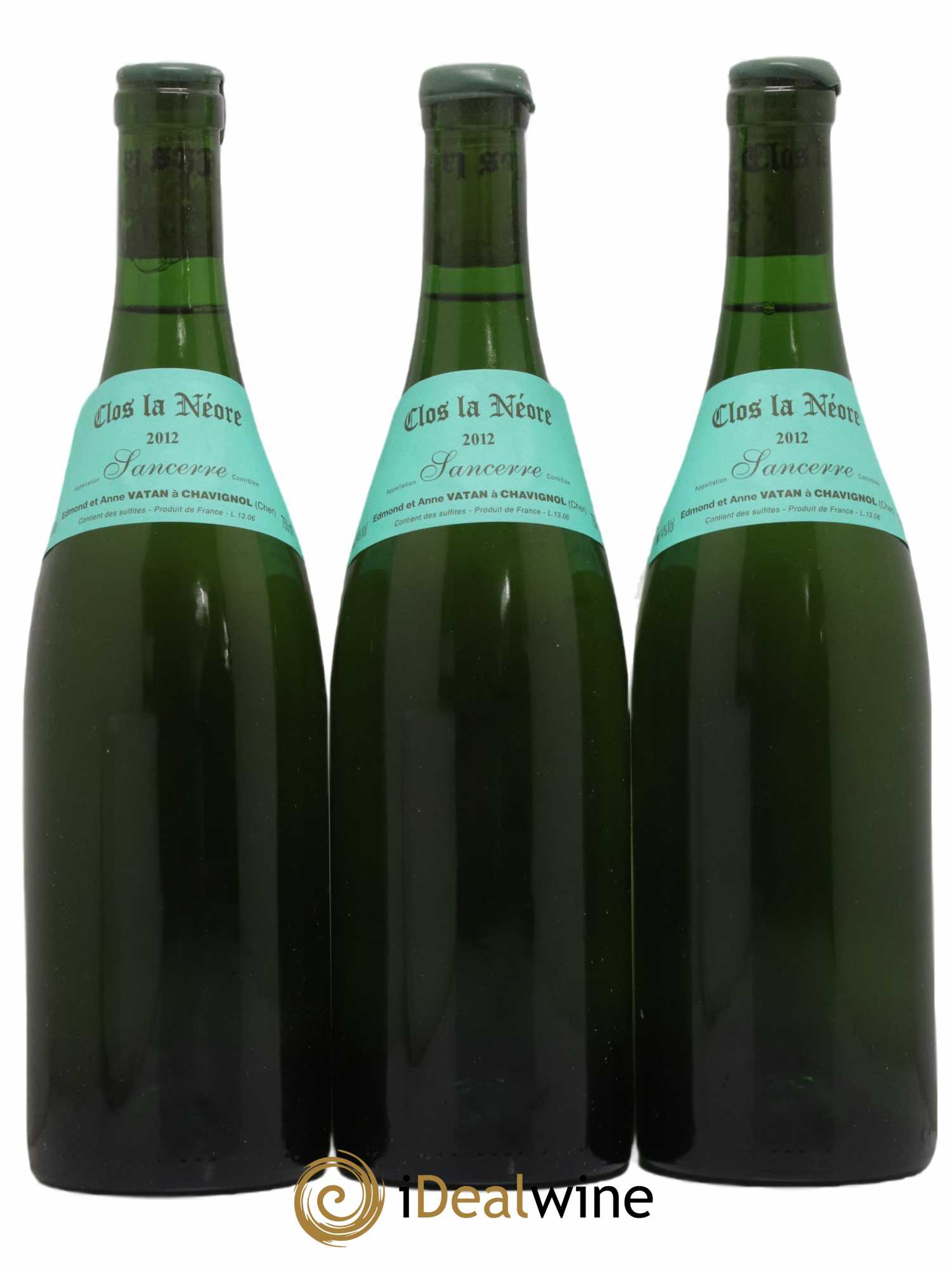 Sancerre Clos la Neore Edmond Vatan 2012 - Lot de 3 bouteilles - 0