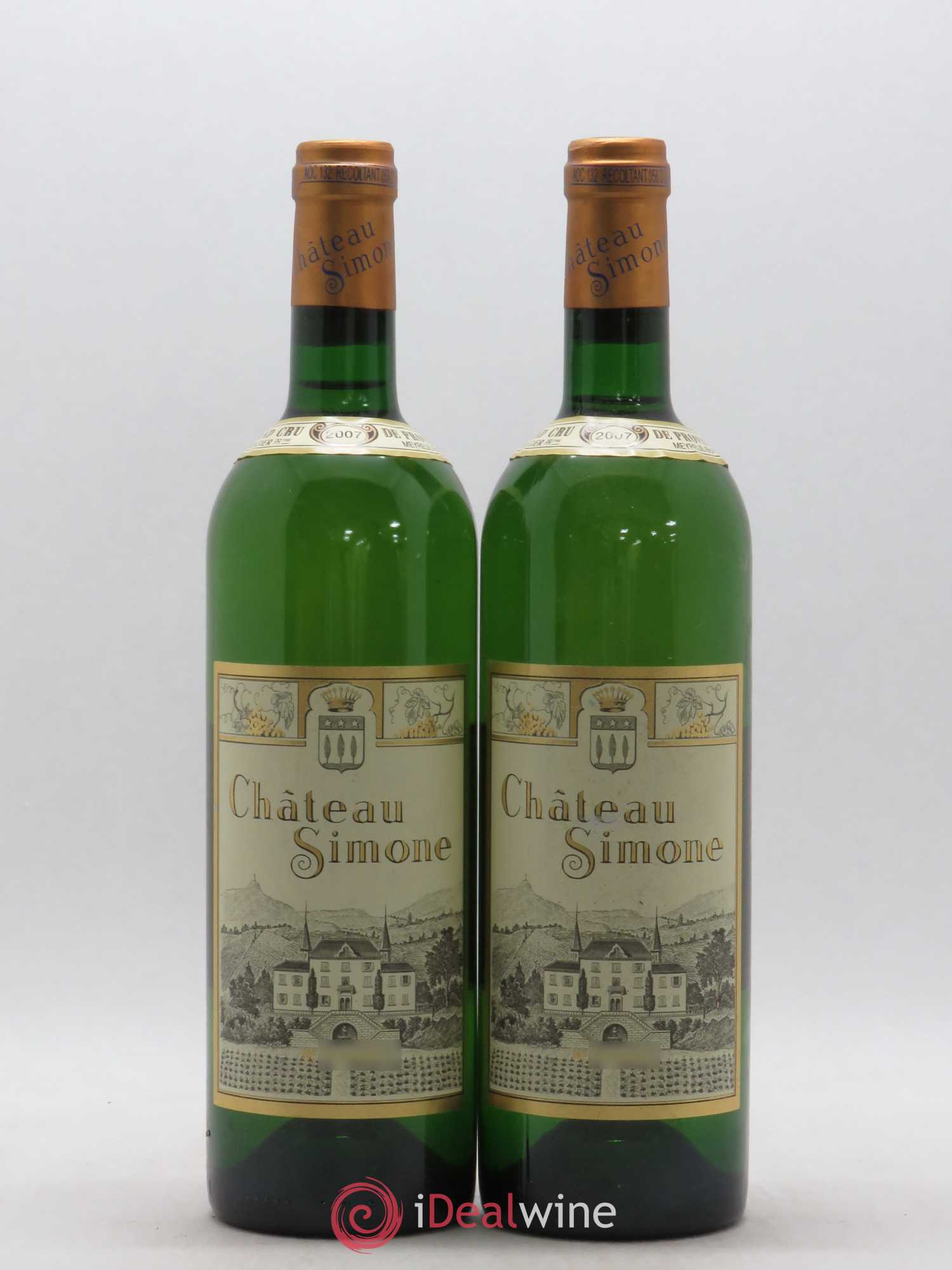 Palette Château Simone Famille Rougier 2007 - Lot de 2 bouteilles - 0