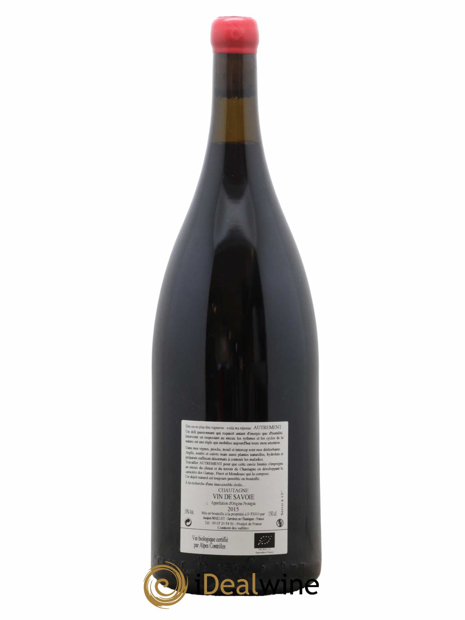 Vin de Savoie Chautagne Autrement Rouge Jacques Maillet 2015 - Lotto di 1 magnum - 1