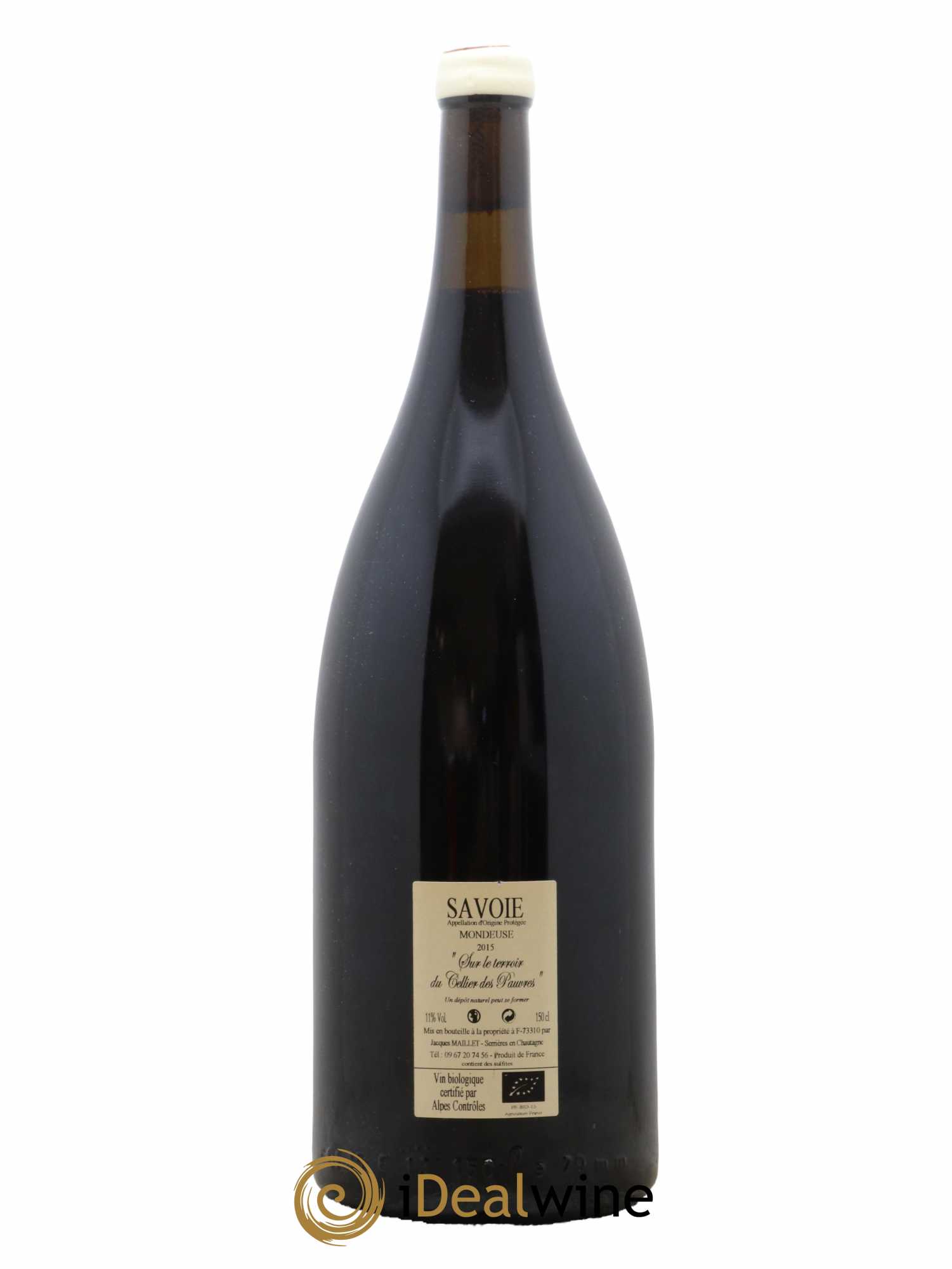 AOP Vin de Savoie Chautagne Mondeuse Jacques Maillet 2015 - Posten von 1 Magnum - 1
