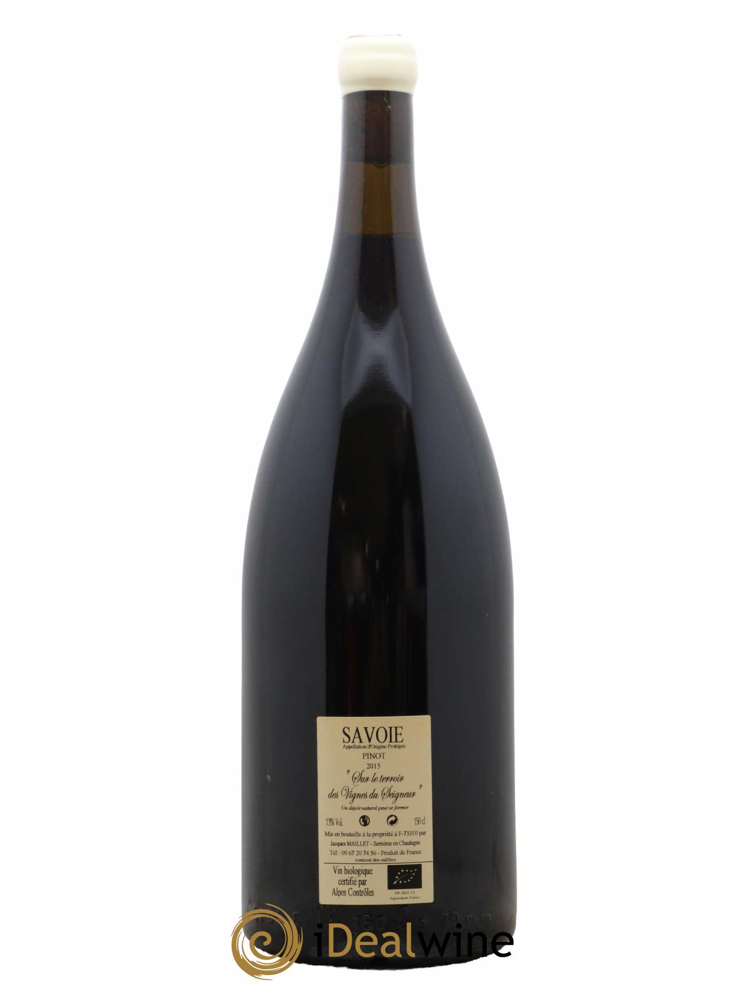 AOP Vin de Savoie Chautagne Pinot Noir Jacques Maillet 2015 - Posten von 1 Magnum - 1