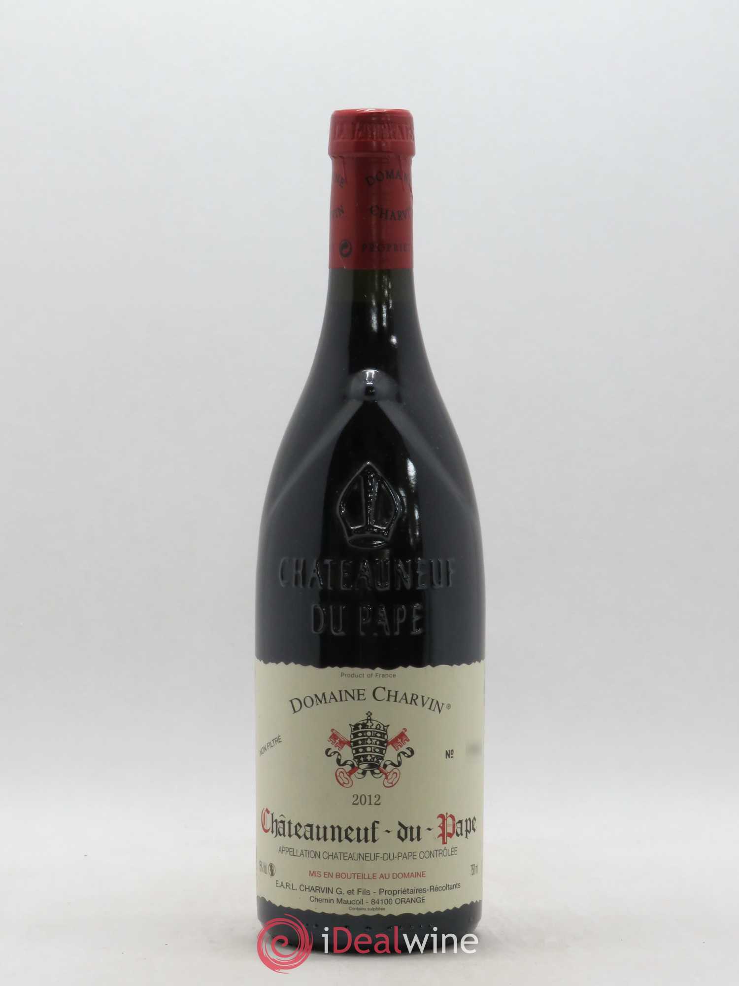 Châteauneuf-du-Pape Charvin (Domaine) 2012 - Lot de 1 bouteille - 0