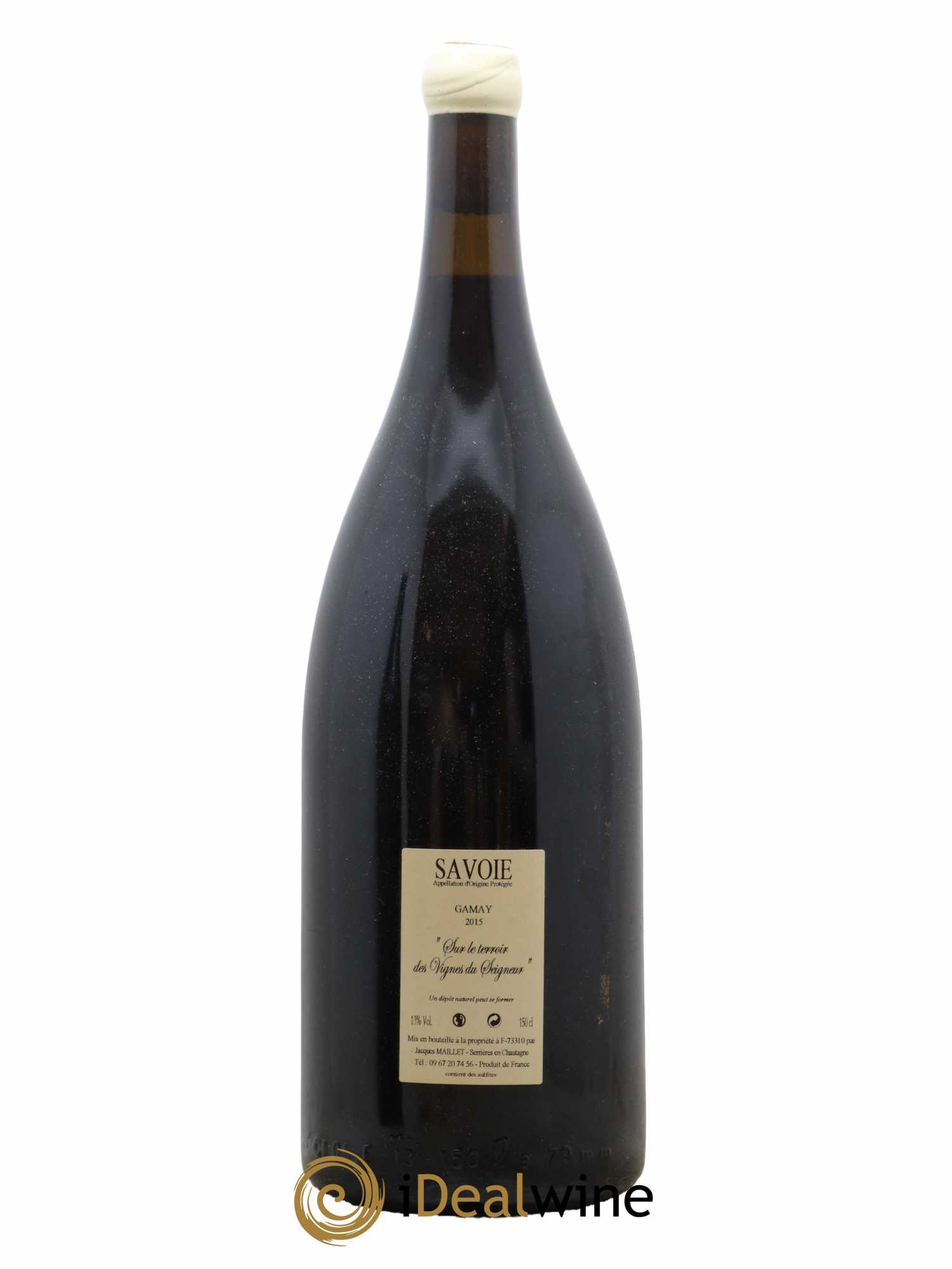 Vin de Savoie Chautagne Chautagne Gamay Sans Soufre Jacques Maillet 2015 - Posten von 1 Magnum - 1