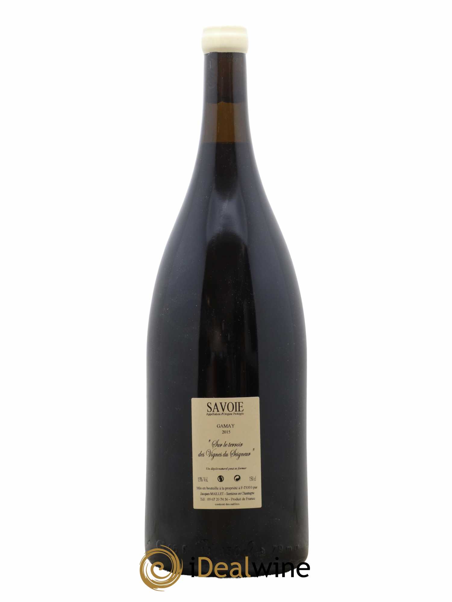Vin de Savoie Chautagne Chautagne Gamay Sans Soufre Jacques Maillet 2015 - Lotto di 1 magnum - 1