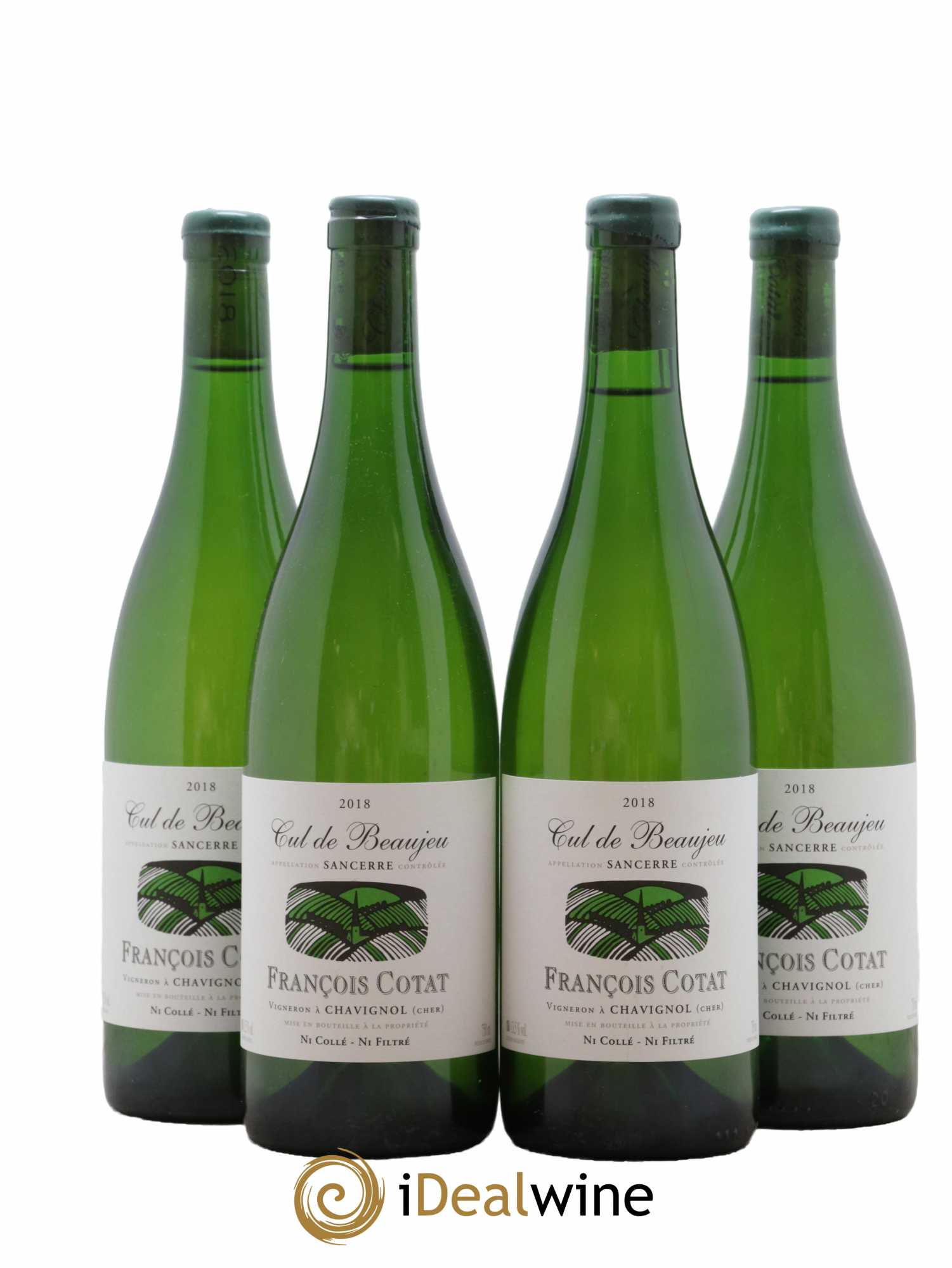 Sancerre Les Culs de Beaujeu François Cotat 2018 - Lot de 4 bouteilles - 0