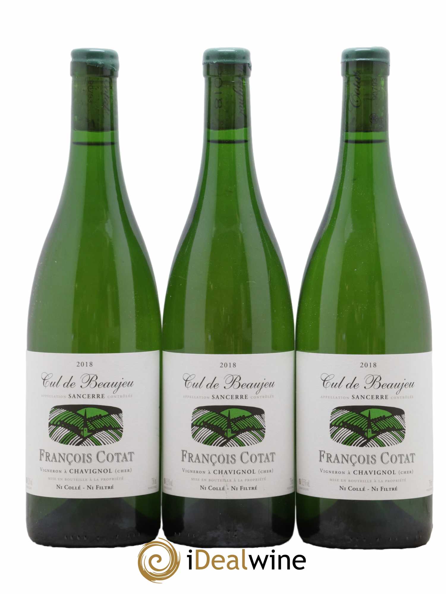 Sancerre Les Culs de Beaujeu François Cotat 2018 - Lot de 3 bouteilles - 0