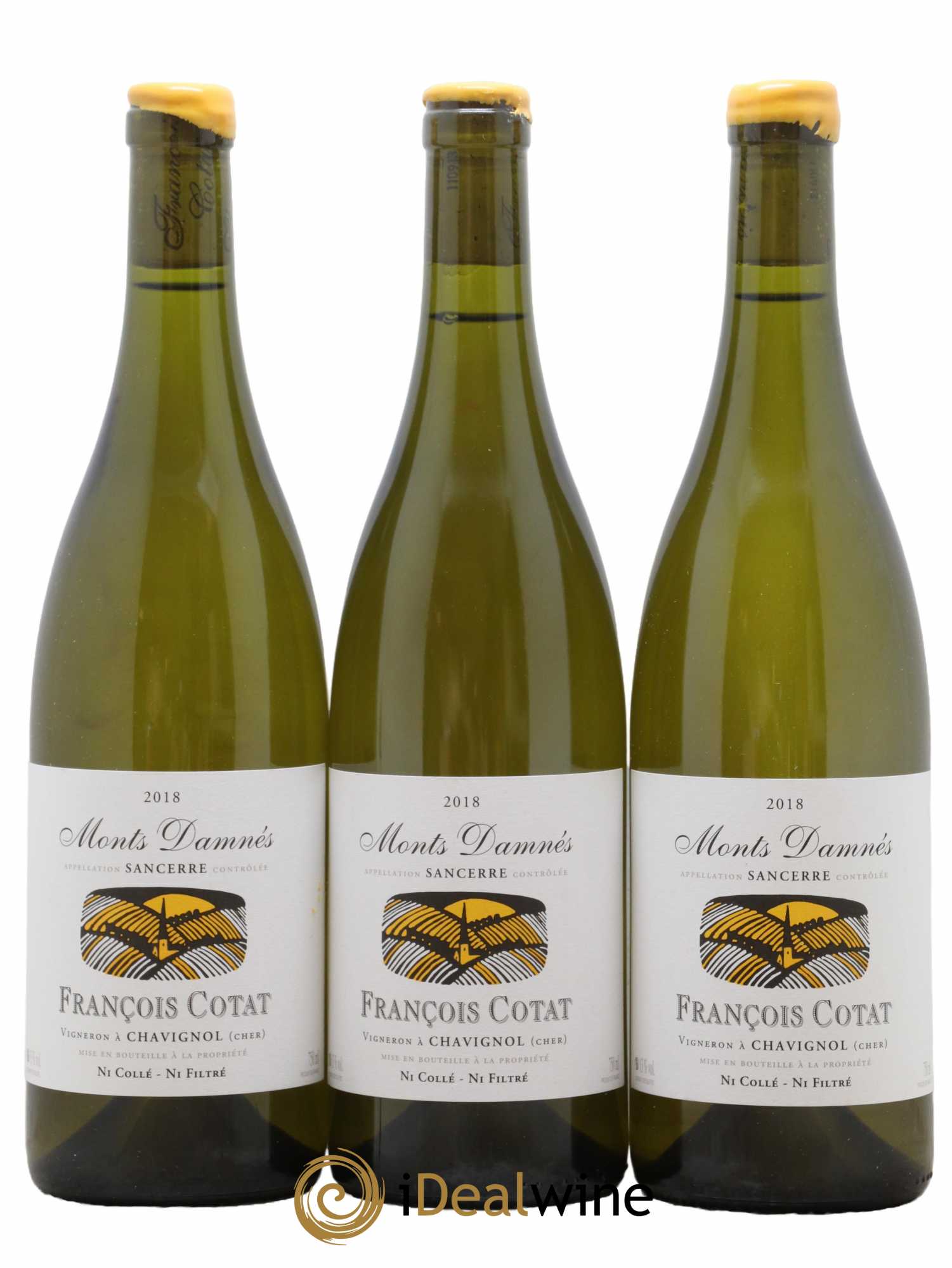 Sancerre Les Monts Damnés François Cotat 2018 - Lot de 3 bouteilles - 0