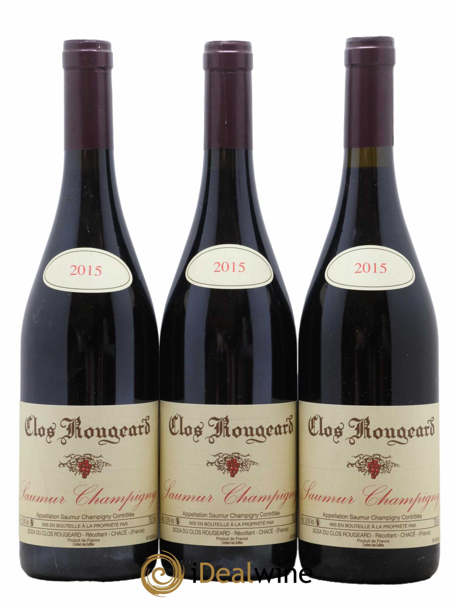 Saumur-Champigny Clos Rougeard 2015 - Lot de 3 bouteilles - 0