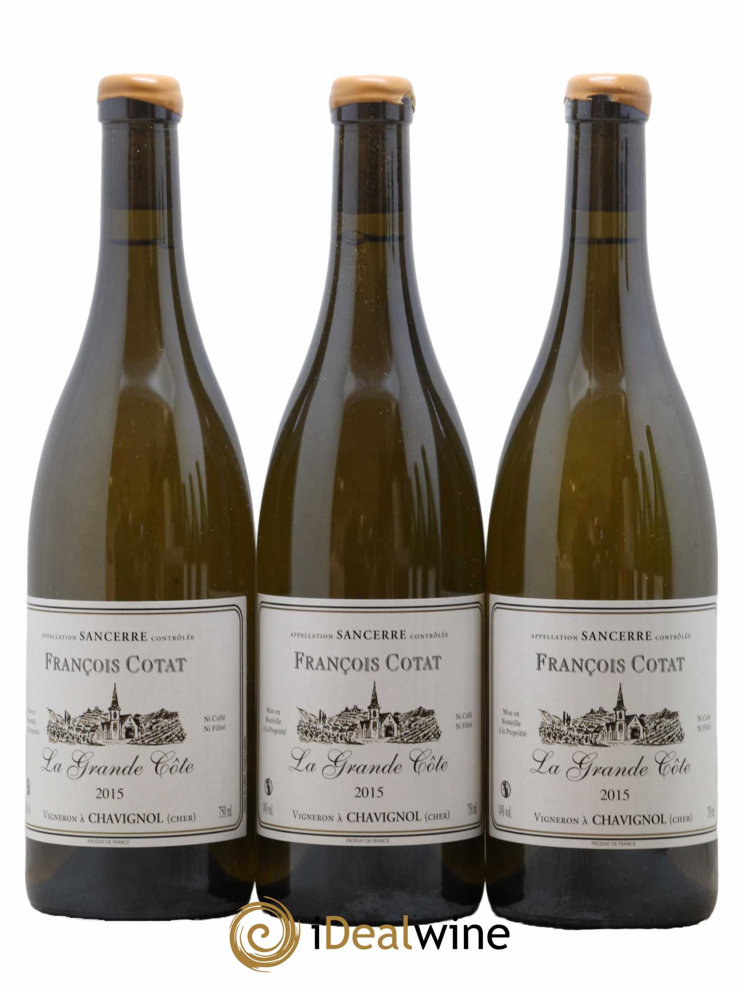 Sancerre La Grande Côte François Cotat 2015 - Lot de 3 bouteilles - 0