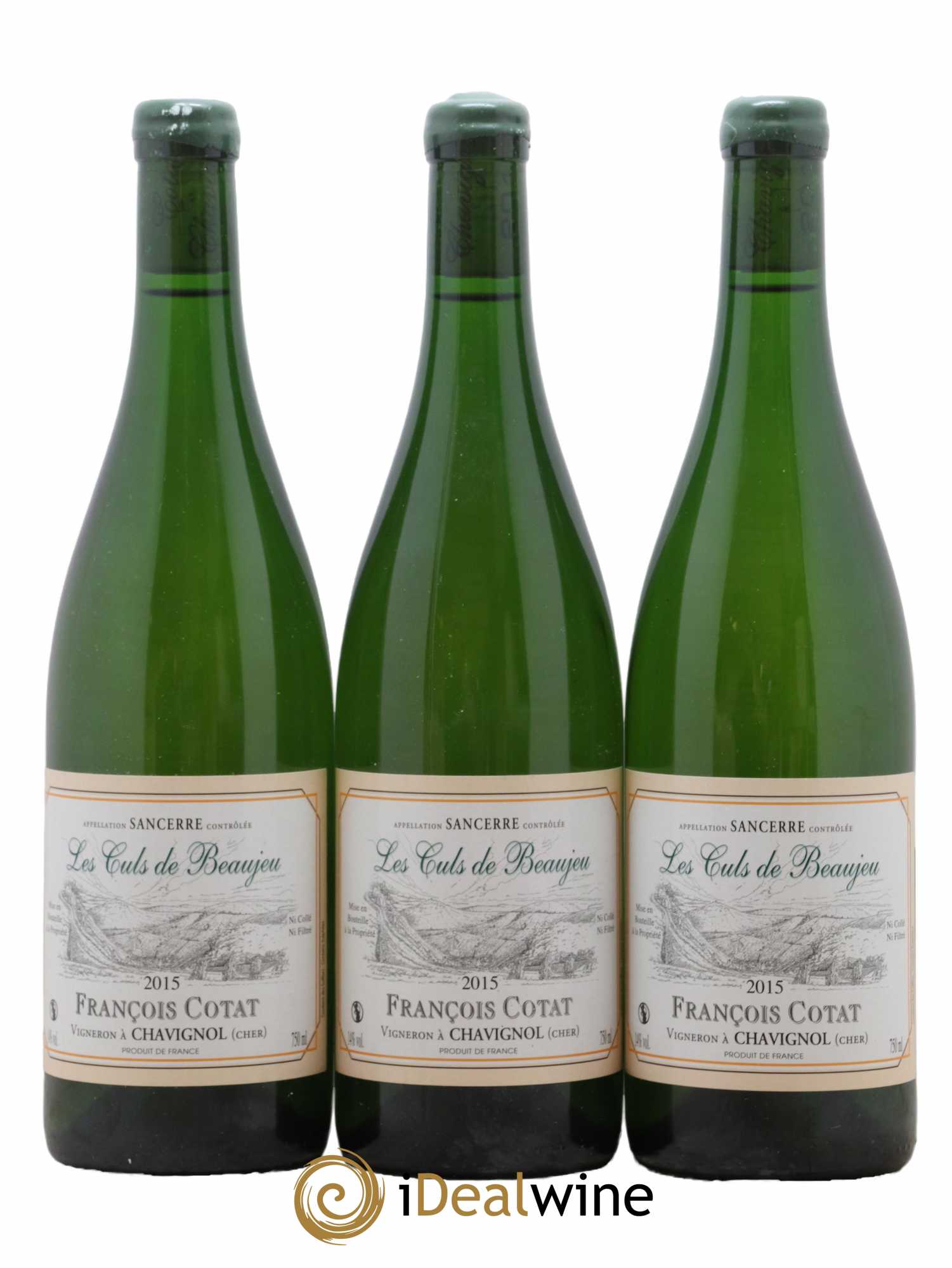 Sancerre Les Culs de Beaujeu François Cotat 2015 - Lot de 3 bouteilles - 0