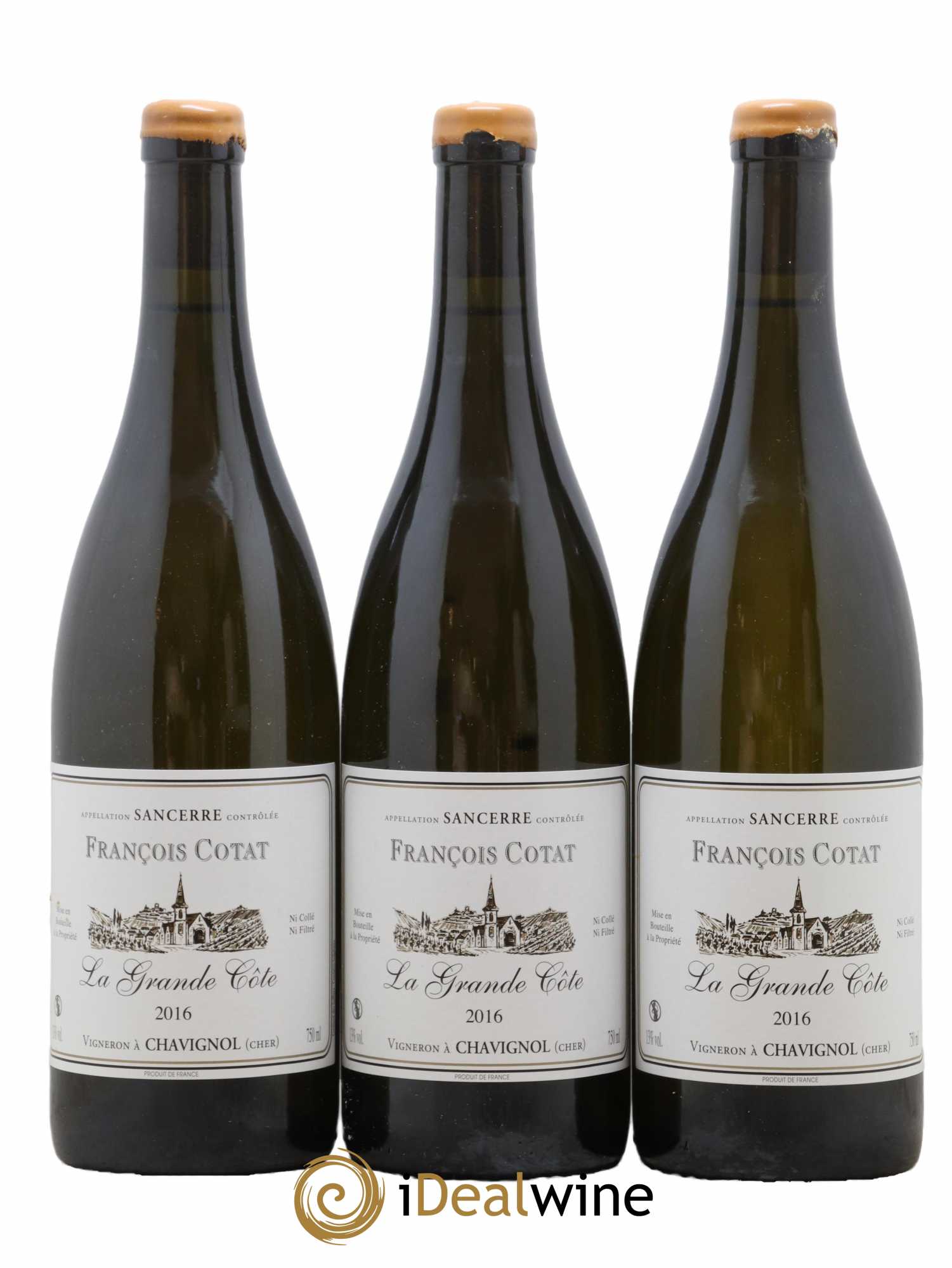 Sancerre La Grande Côte François Cotat 2016 - Lot de 3 bouteilles - 0