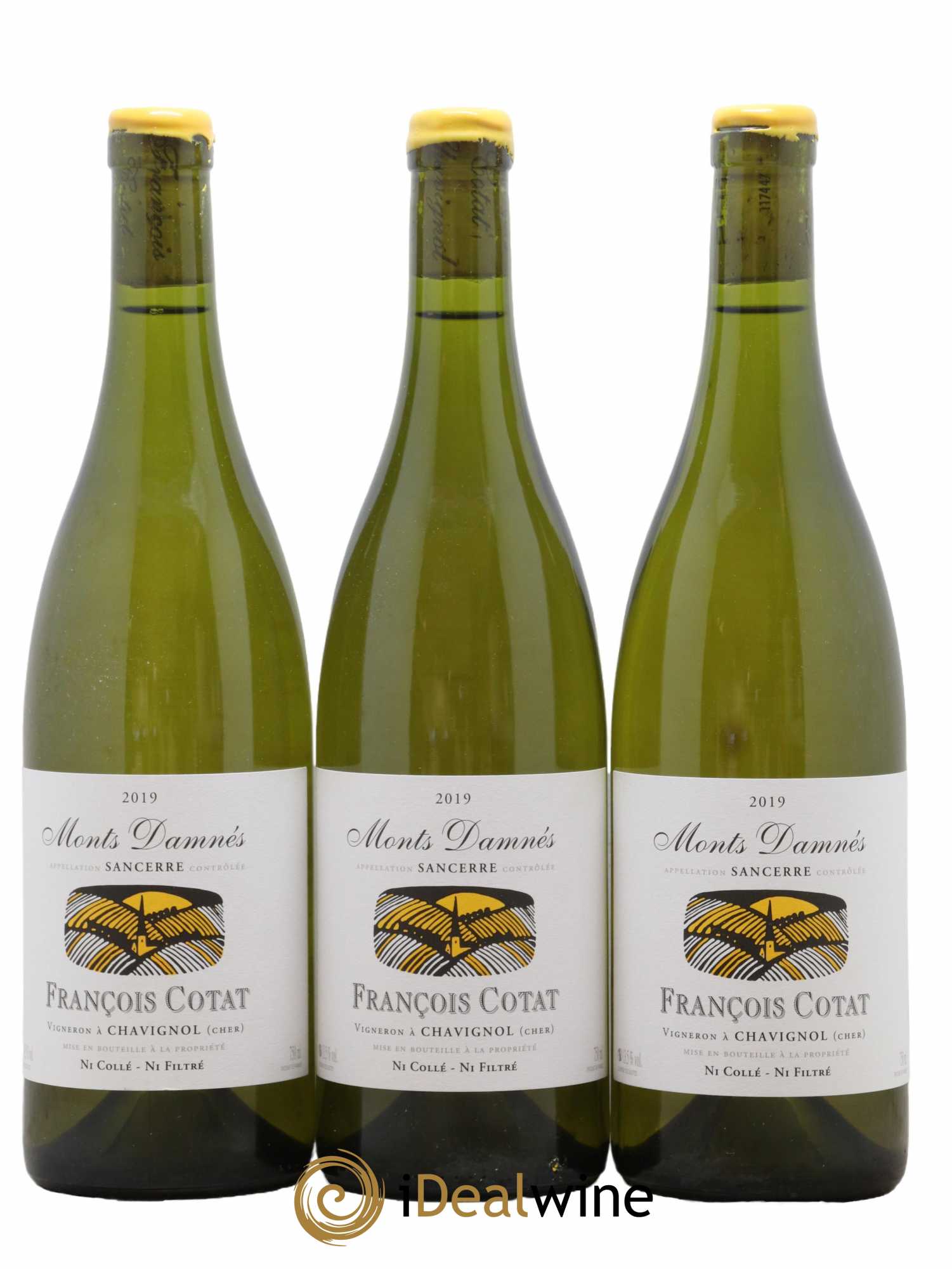Sancerre Les Monts Damnés François Cotat 2019 - Lot de 3 bouteilles - 0