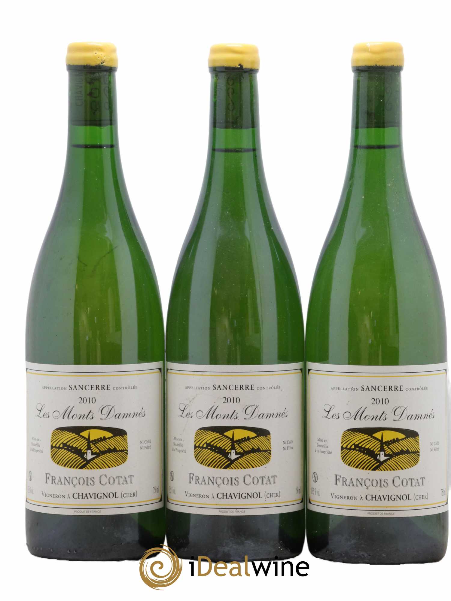 Sancerre Les Monts Damnés François Cotat 2010 - Lot de 3 bouteilles - 0