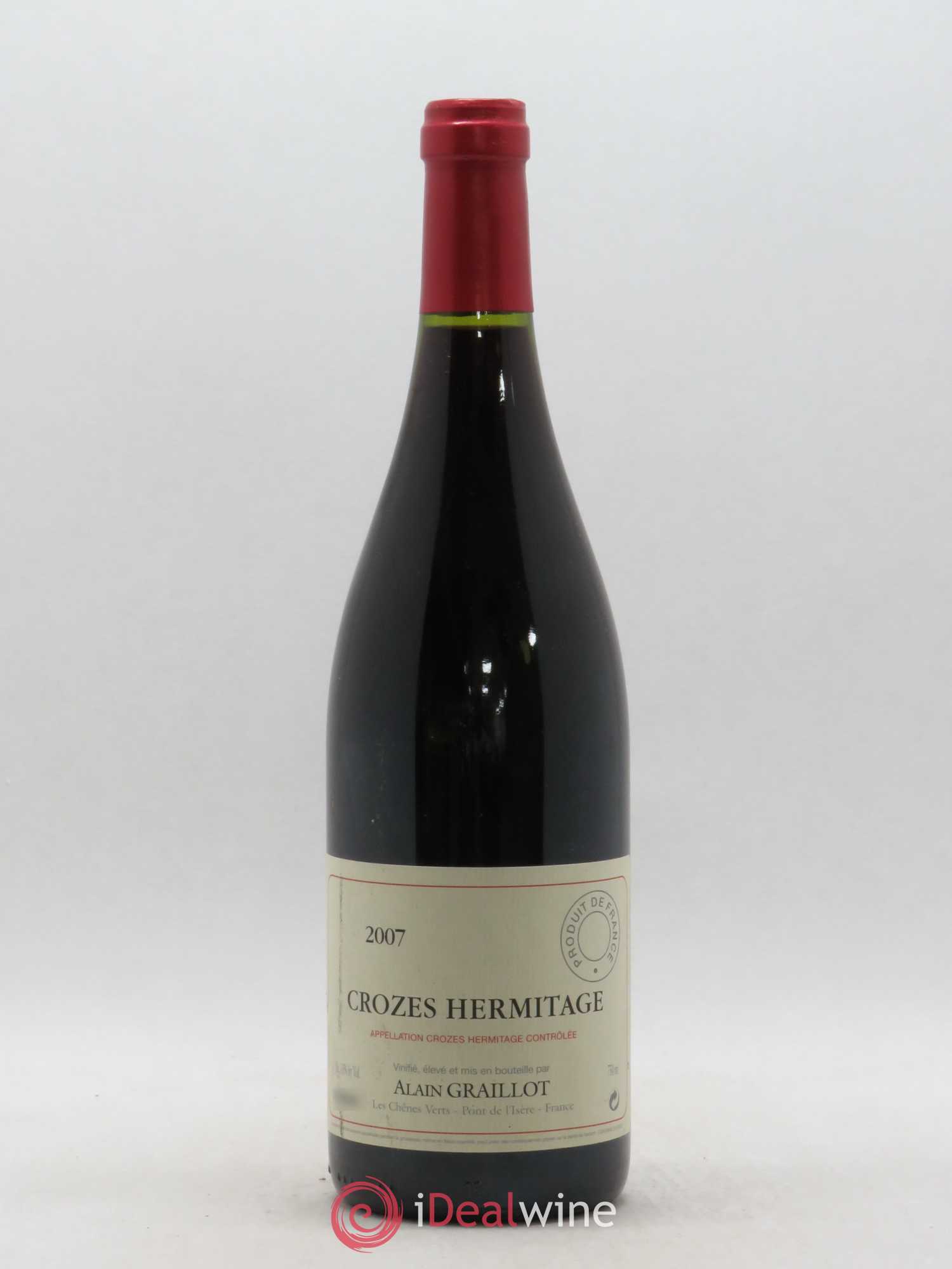 Crozes-Hermitage Domaine Graillot 2007 - Lot de 1 bouteille - 0