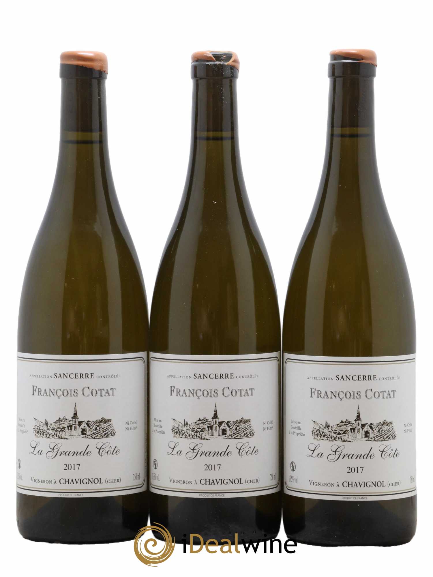 Sancerre La Grande Côte François Cotat 2017 - Lot de 3 bouteilles - 0