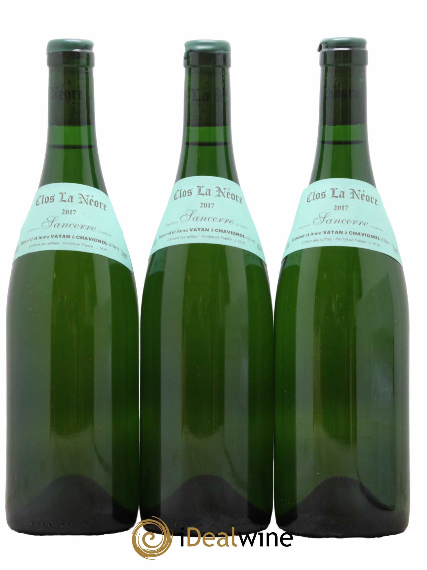 Sancerre Clos la Neore Edmond Vatan 2017 - Lot de 3 bouteilles - 0