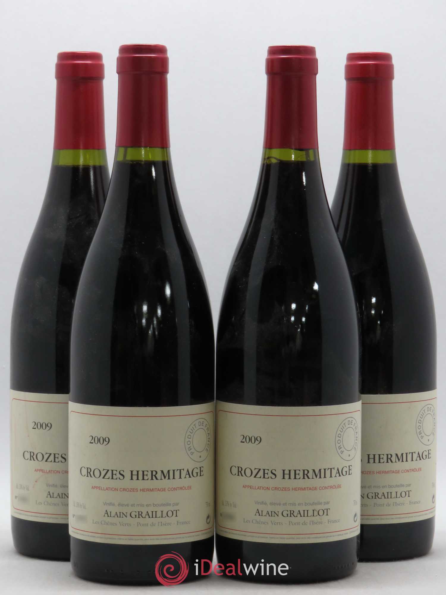 Crozes-Hermitage Domaine Graillot 2009 - Lot de 4 bouteilles - 0
