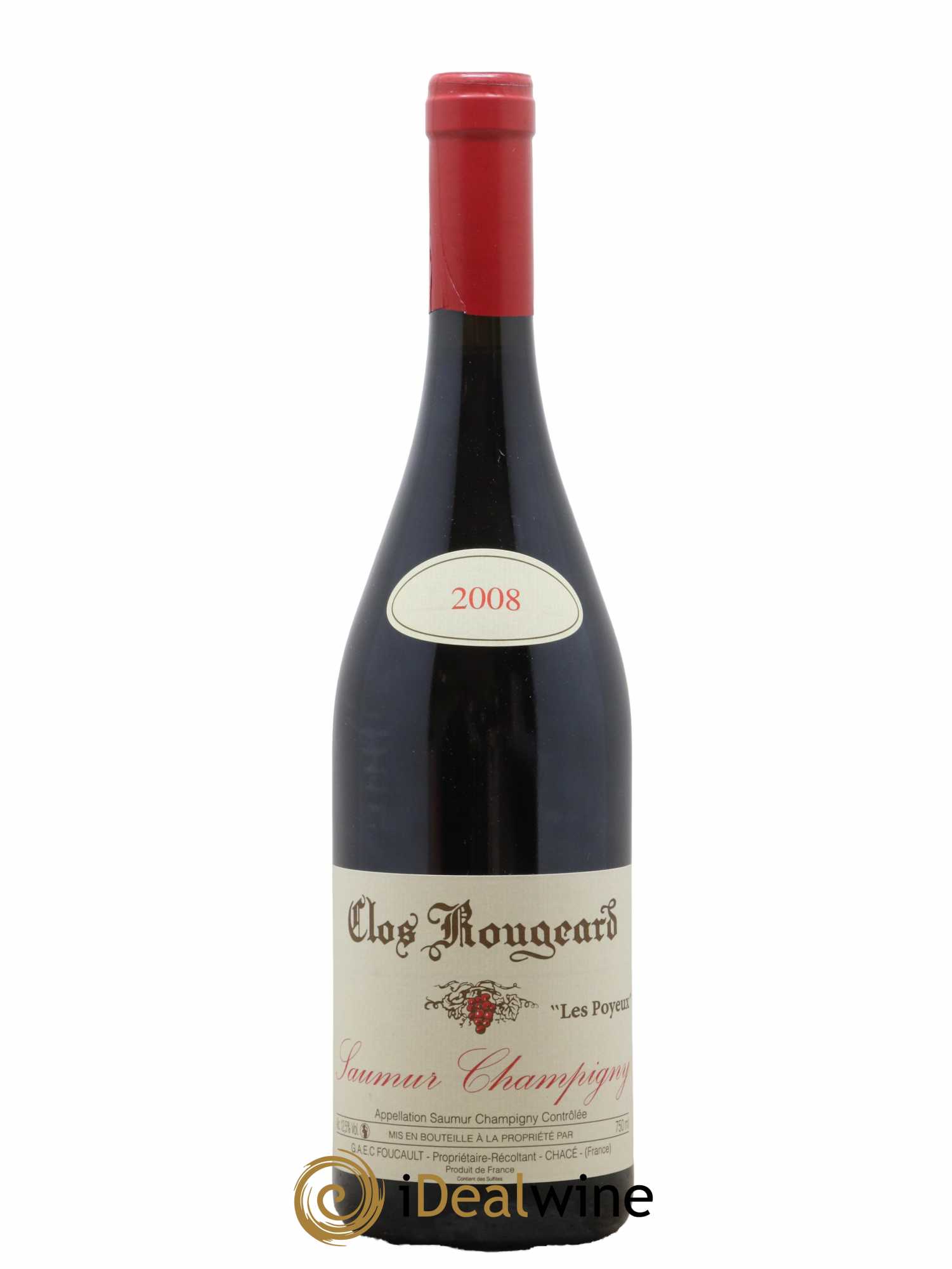 Saumur-Champigny Les Poyeux Clos Rougeard 2008 - Lot de 1 bouteille - 0