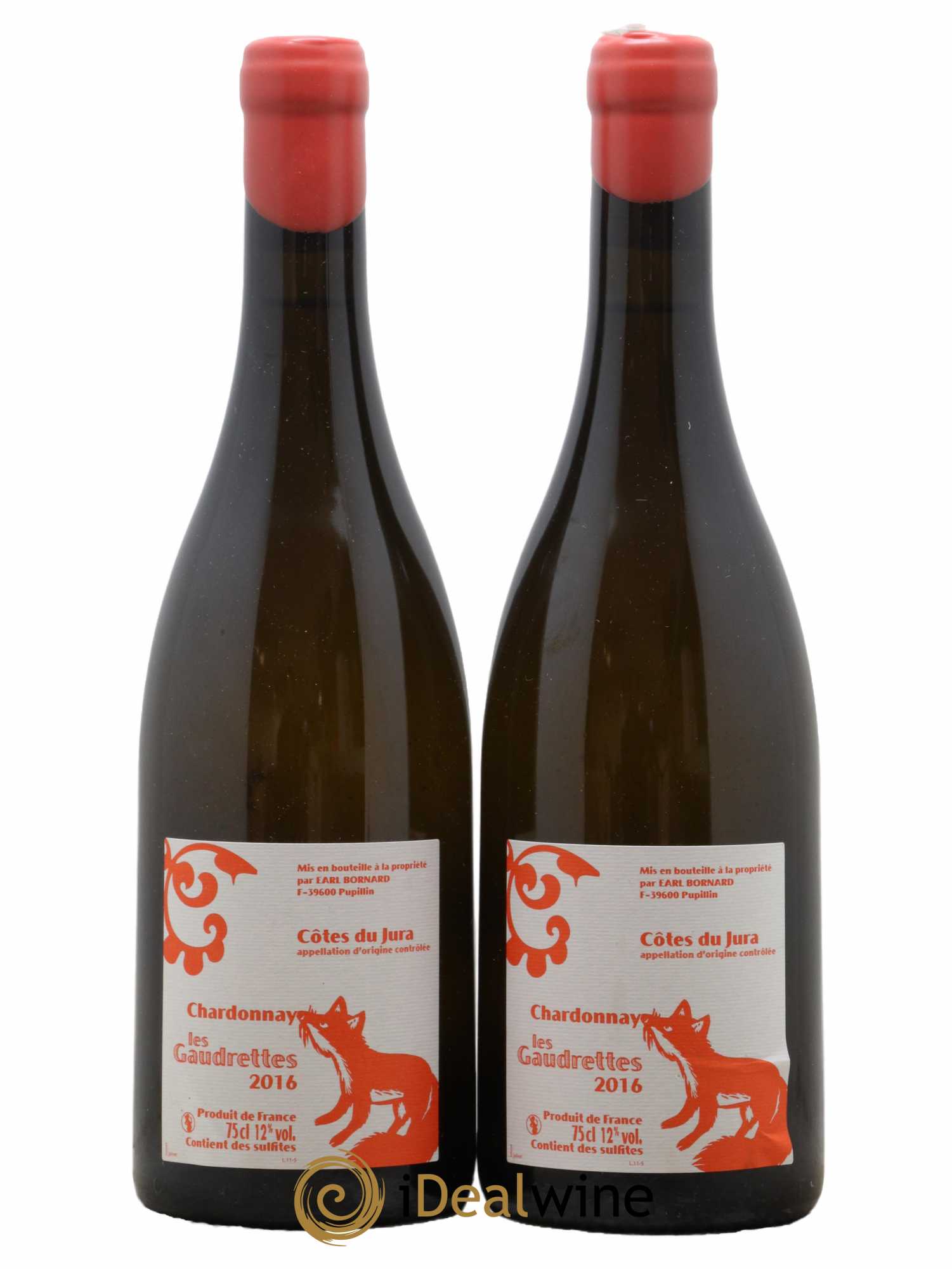 Côtes du Jura Les Gaudrettes Bornard 2016 - Lot de 2 bouteilles - 0