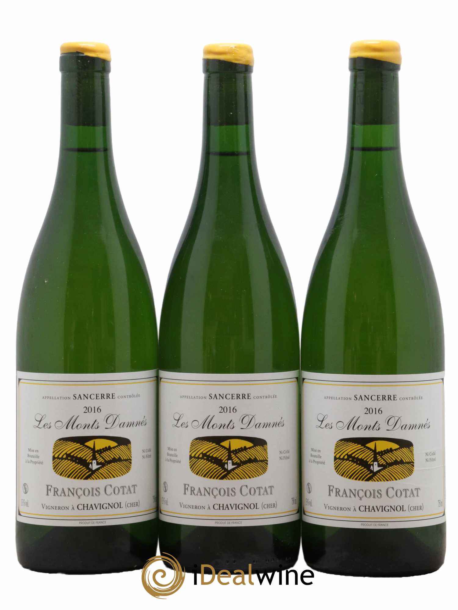 Sancerre Les Monts Damnés François Cotat 2016 - Lot de 3 bouteilles - 0