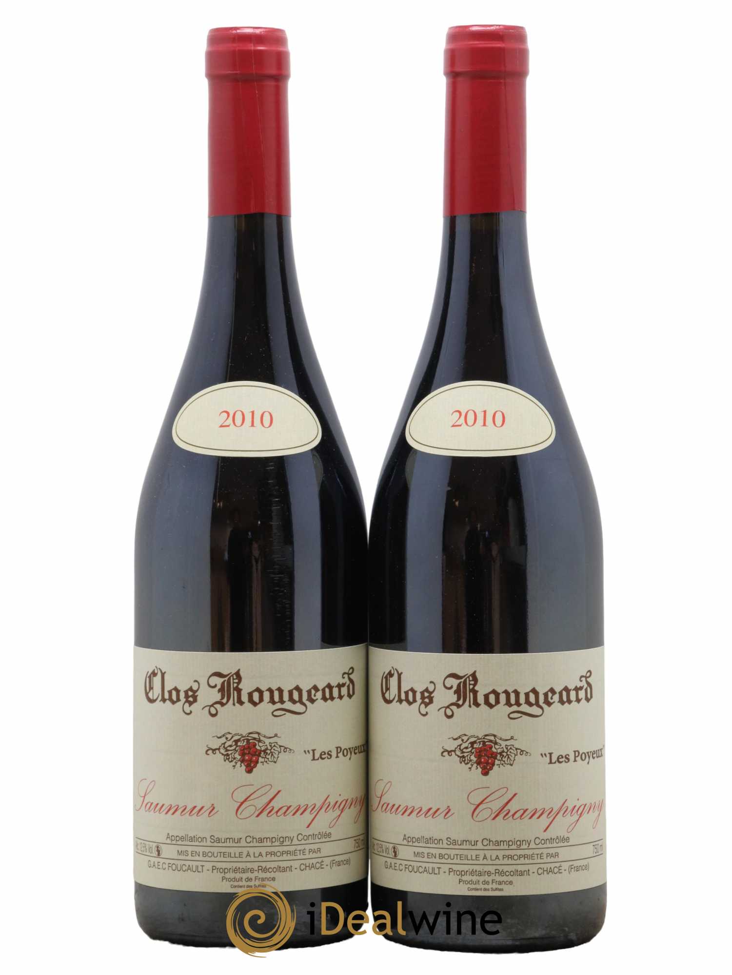 Saumur-Champigny Les Poyeux Clos Rougeard 2010 - Lot de 2 bouteilles - 0