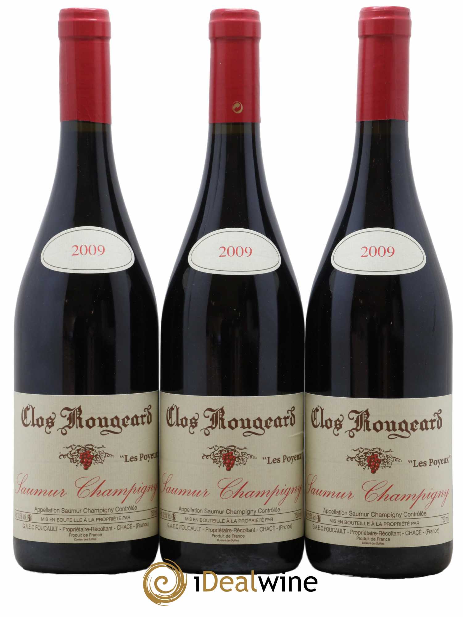 Saumur-Champigny Les Poyeux Clos Rougeard 2009 - Lot de 3 bouteilles - 0