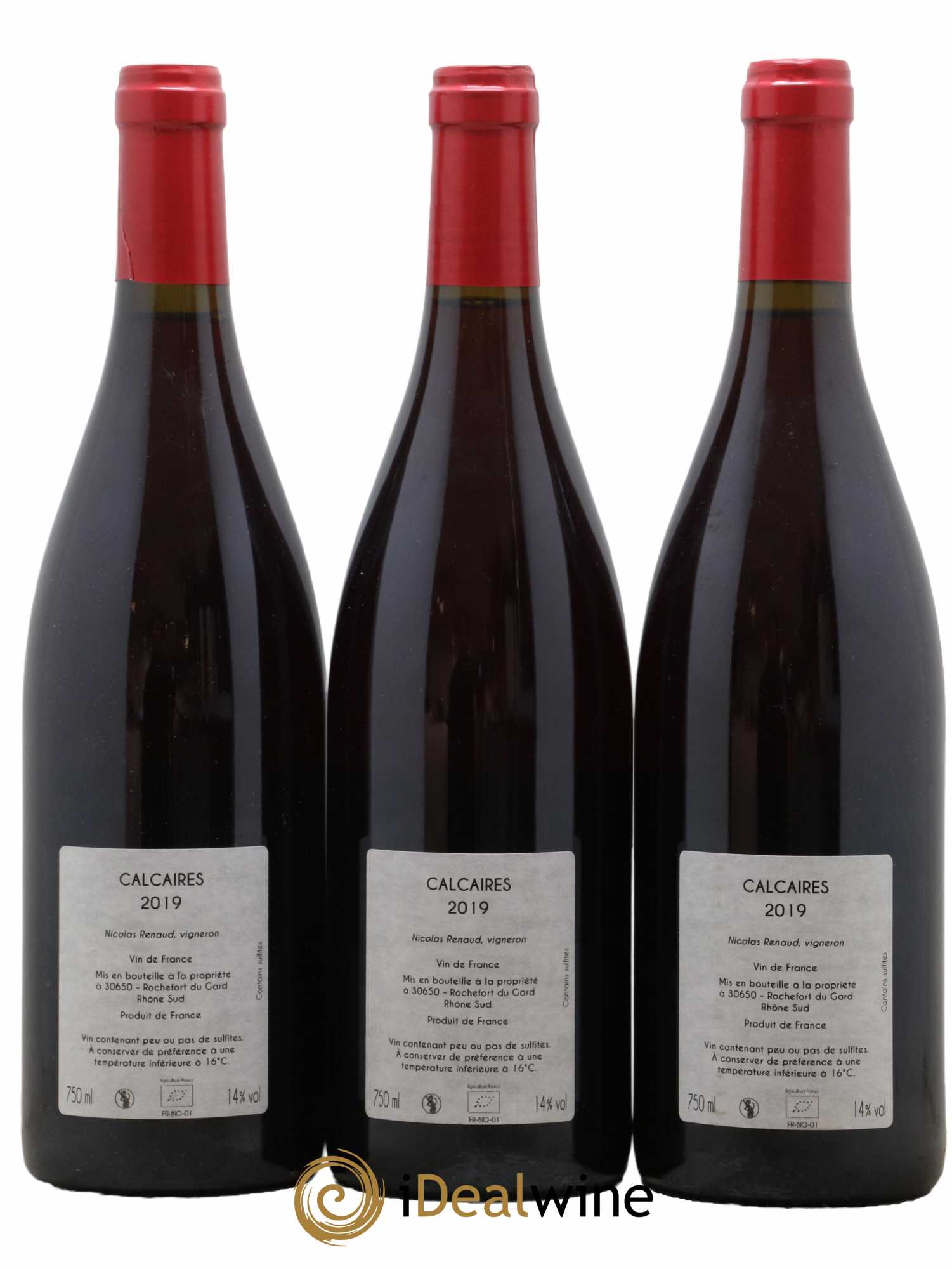 Vin de France Calcaires Clos des Grillons 2019 - Lot de 3 bouteilles - 1