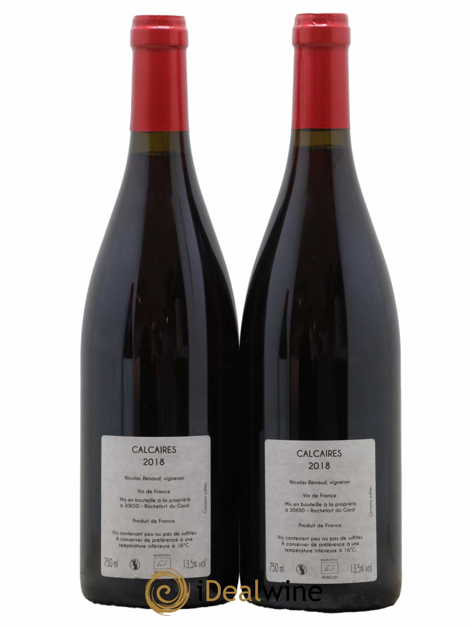 Vin de France Calcaires Clos des Grillons 2018 - Lot de 2 bouteilles - 1