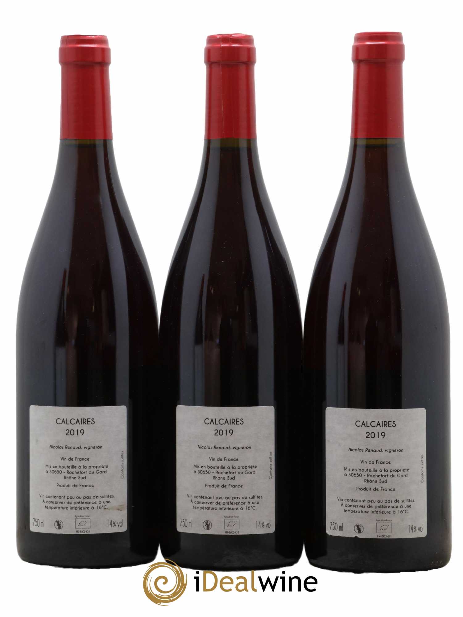 Vin de France Calcaires Clos des Grillons 2019 - Lot de 3 bouteilles - 1